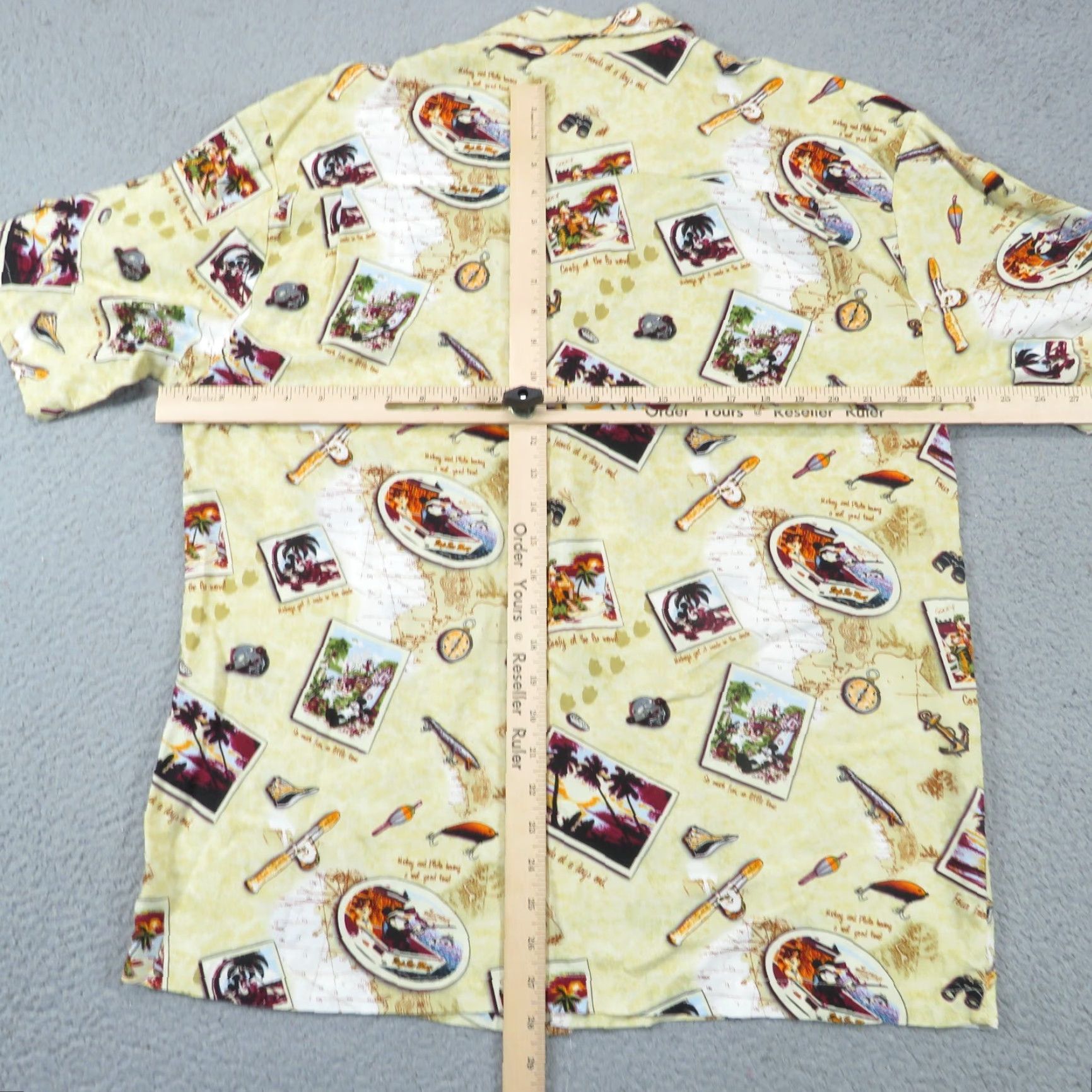 Disney Disney Shirt Mens Medium Hawaiian Button All Over Print Castaway Beach Cartoon Nautical Disney Brand Button-Up Casual Size US M / EU 48-50 / 2 - 6 Thumbnail