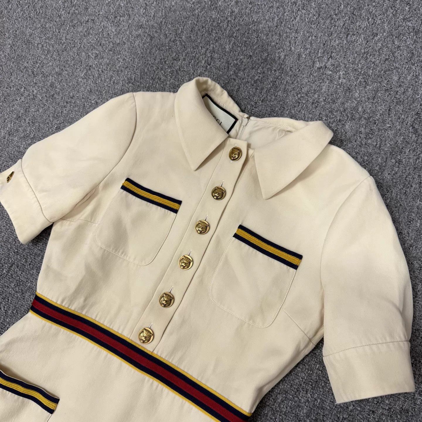 Gucci Gucci Multi-Pocket Buttoned 38 EU Dress NWT Size XS / US 0-2 / IT 36-38 - 3 Thumbnail