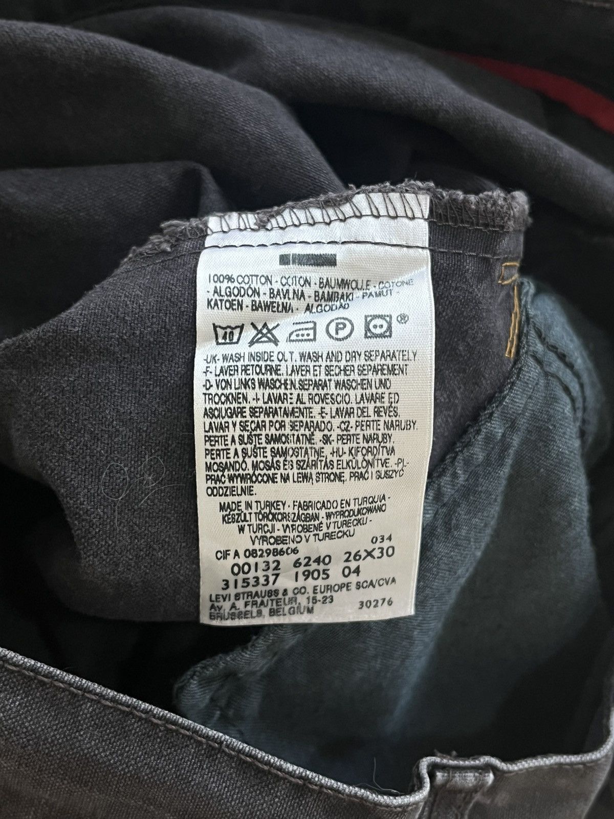 Levi's Levi’s Engineer Faded Black Jeans Size US 28 / EU 44 - 10 Thumbnail