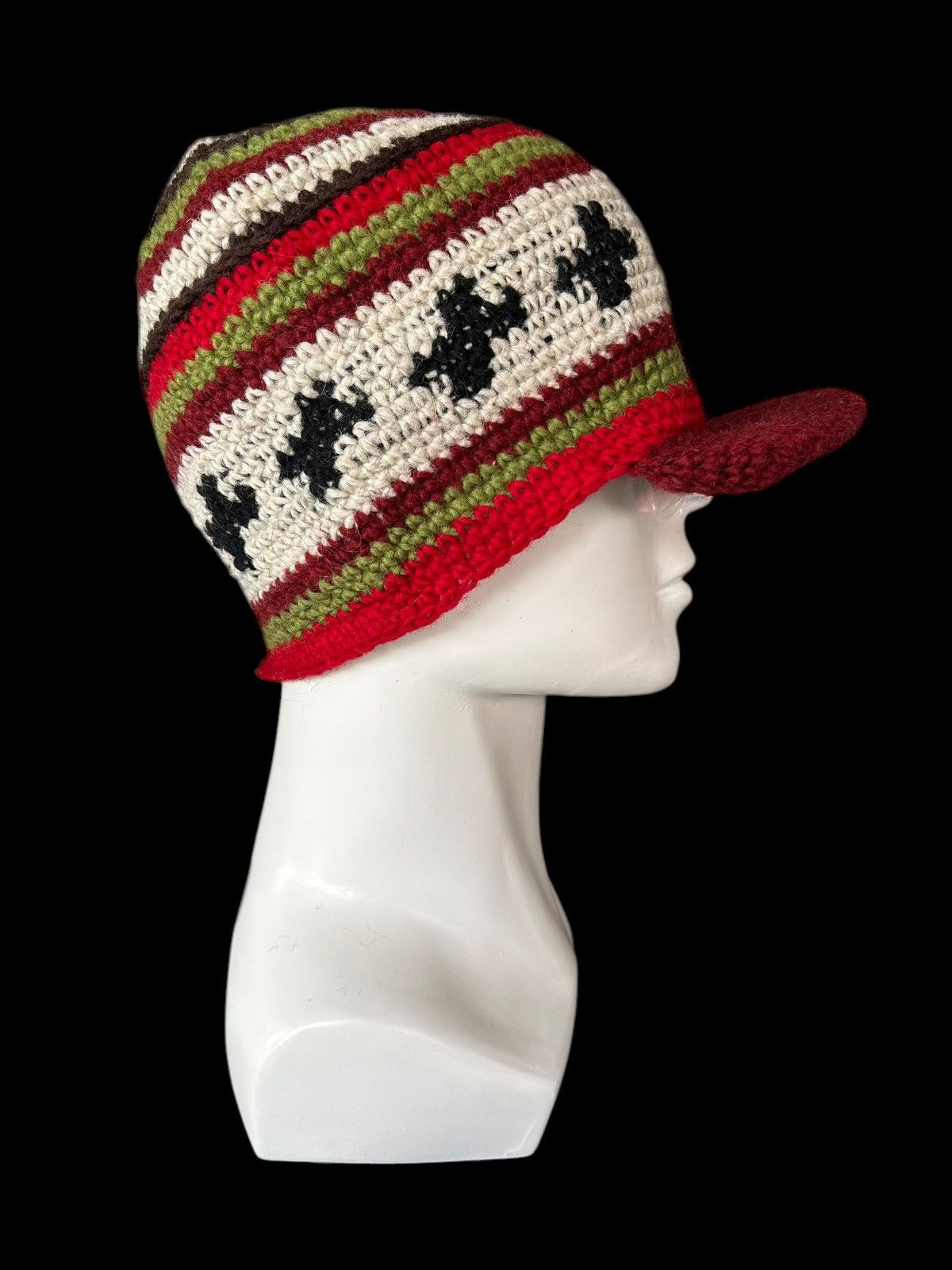 Japanese Brand × Kapital × Vintage Atara Crochet Knitted Hats Rare ☠️☠️ Size ONE SIZE - 3 Thumbnail