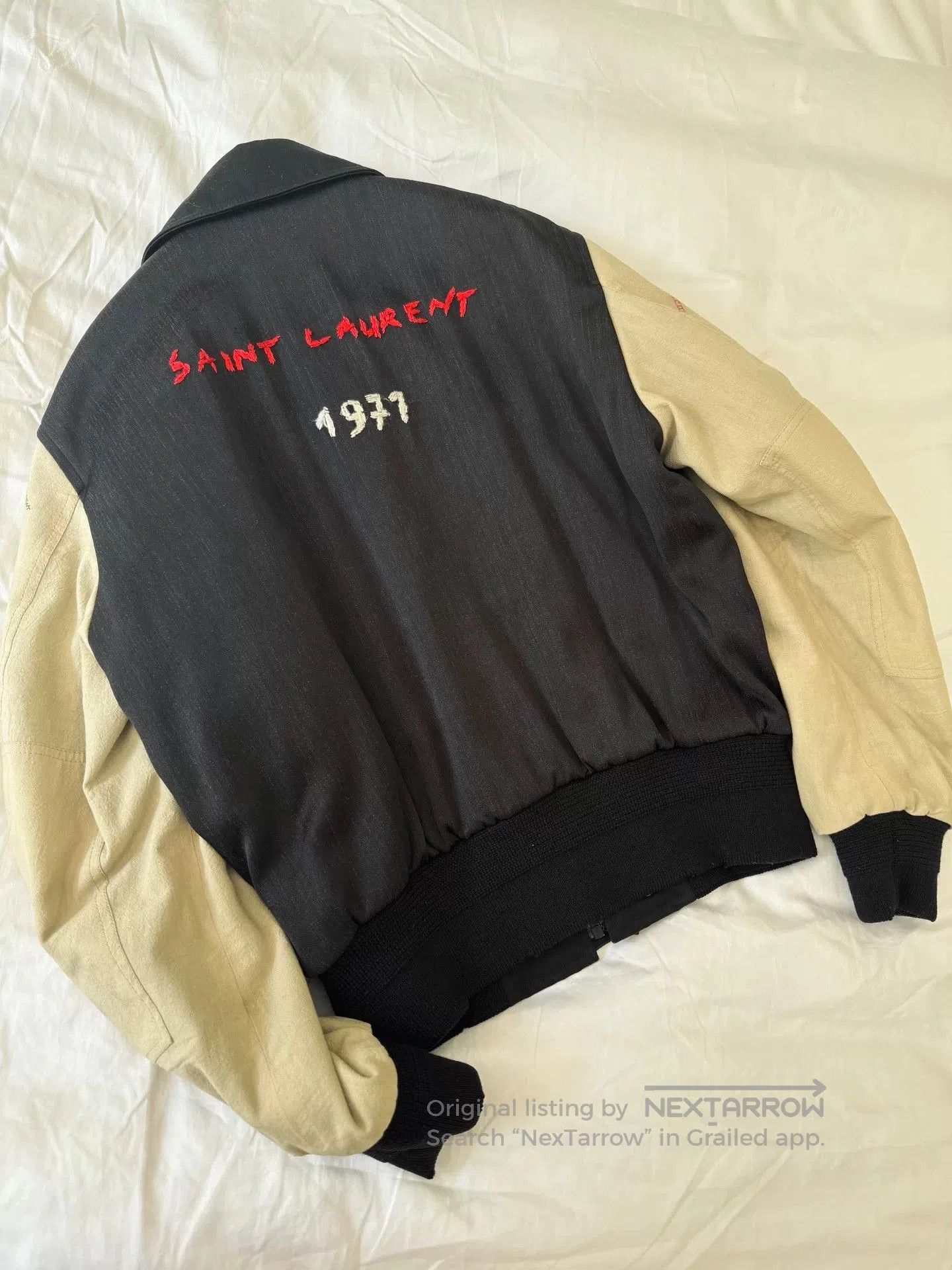 Saint Laurent Paris Saint Laurent Vintage Baseball Jacket. Size US M / EU 48-50 / 2 - 2 Thumbnail