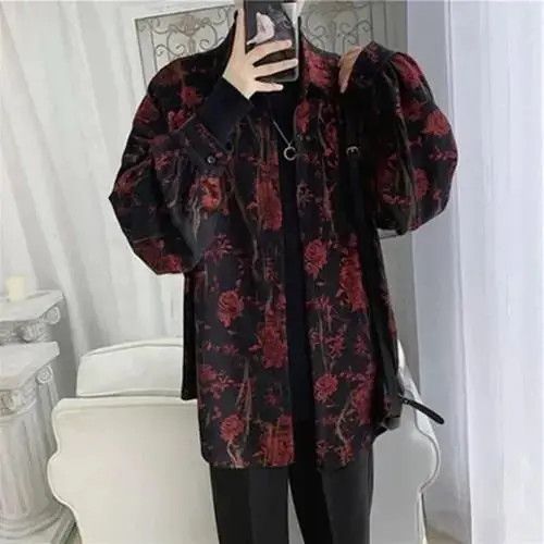 Japanese Brand × Vintage Retro Chiffon Shirts Women Rose Floral Size L / US 10 / IT 46 - 4 Thumbnail