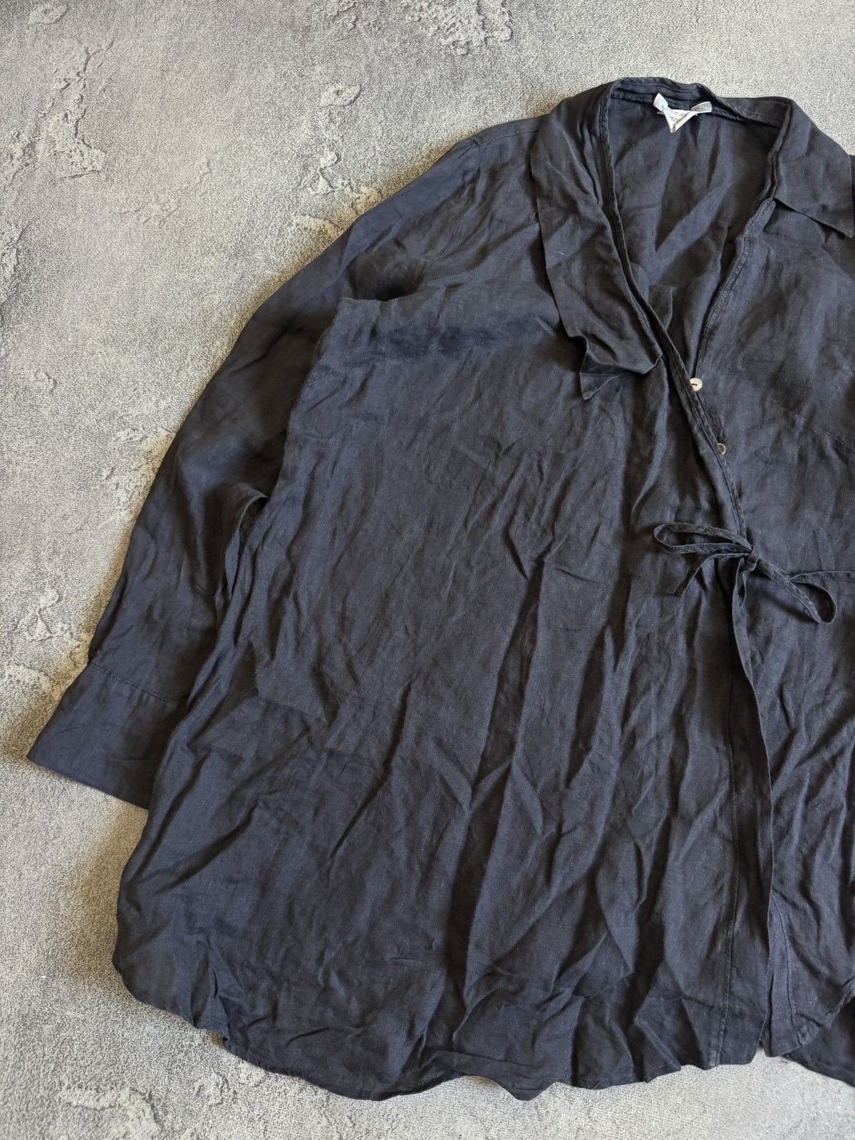 Sarah Pacini Sarah Pacini 2size 100% linen shirts blouse button up Size M / US 6-8 / IT 42-44 - 7 Thumbnail