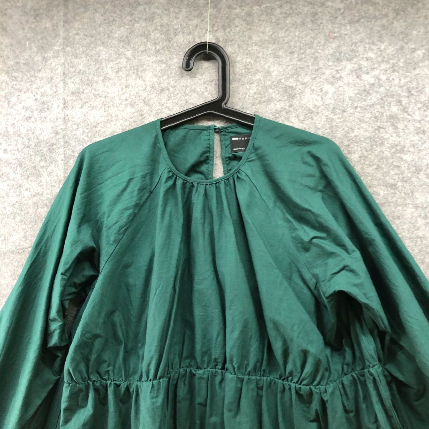 Asos ASOS Bohemian Mini Dress Womens 4 Forest Green Long Sleeve Balloon Cocktail Casual Size S / US 4 / IT 40 - 3 Thumbnail