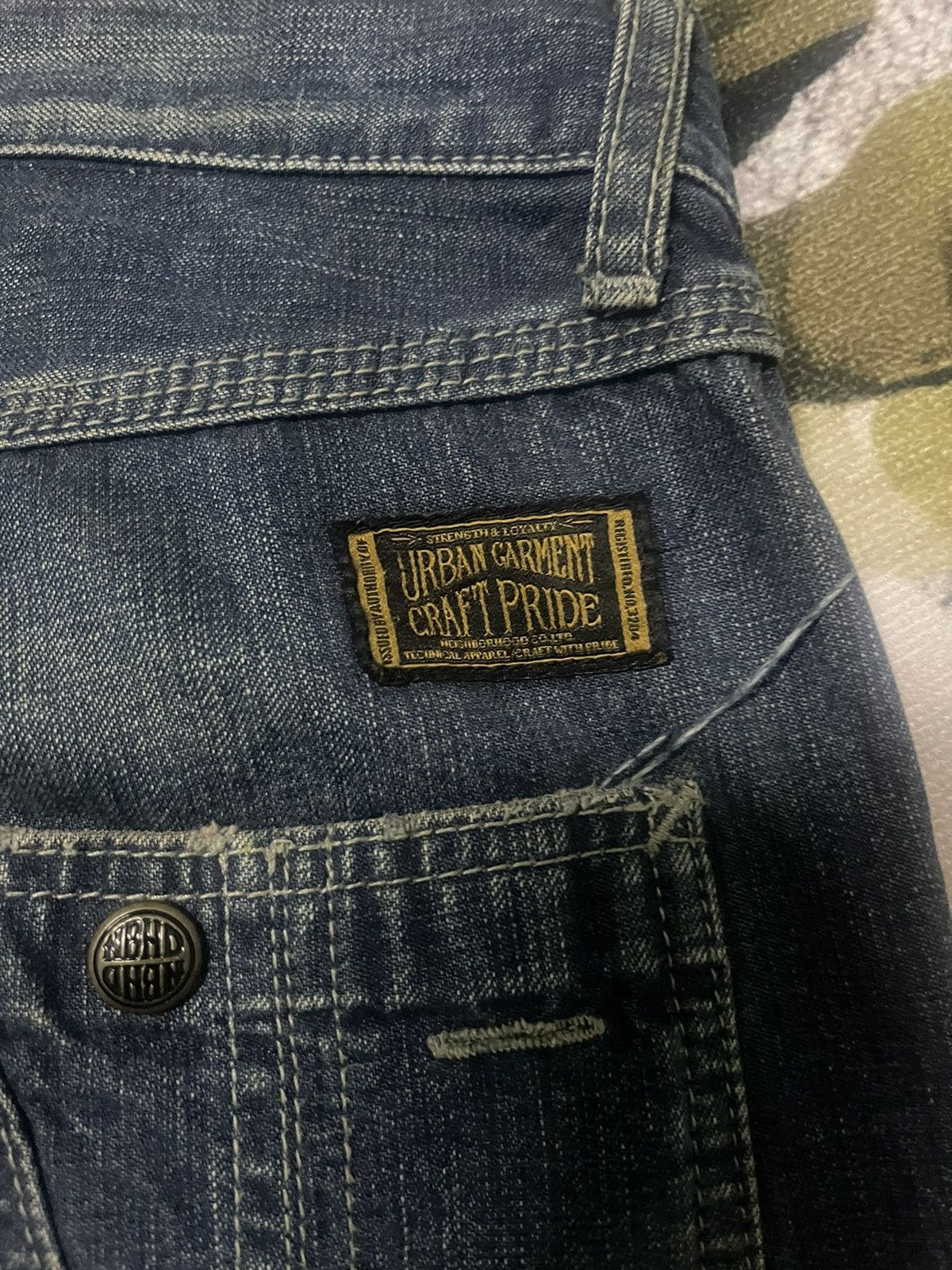 Japanese Brand Vintage Neighborhood Carpenter Baggy Jeans Size US 36 / EU 52 - 4 Thumbnail