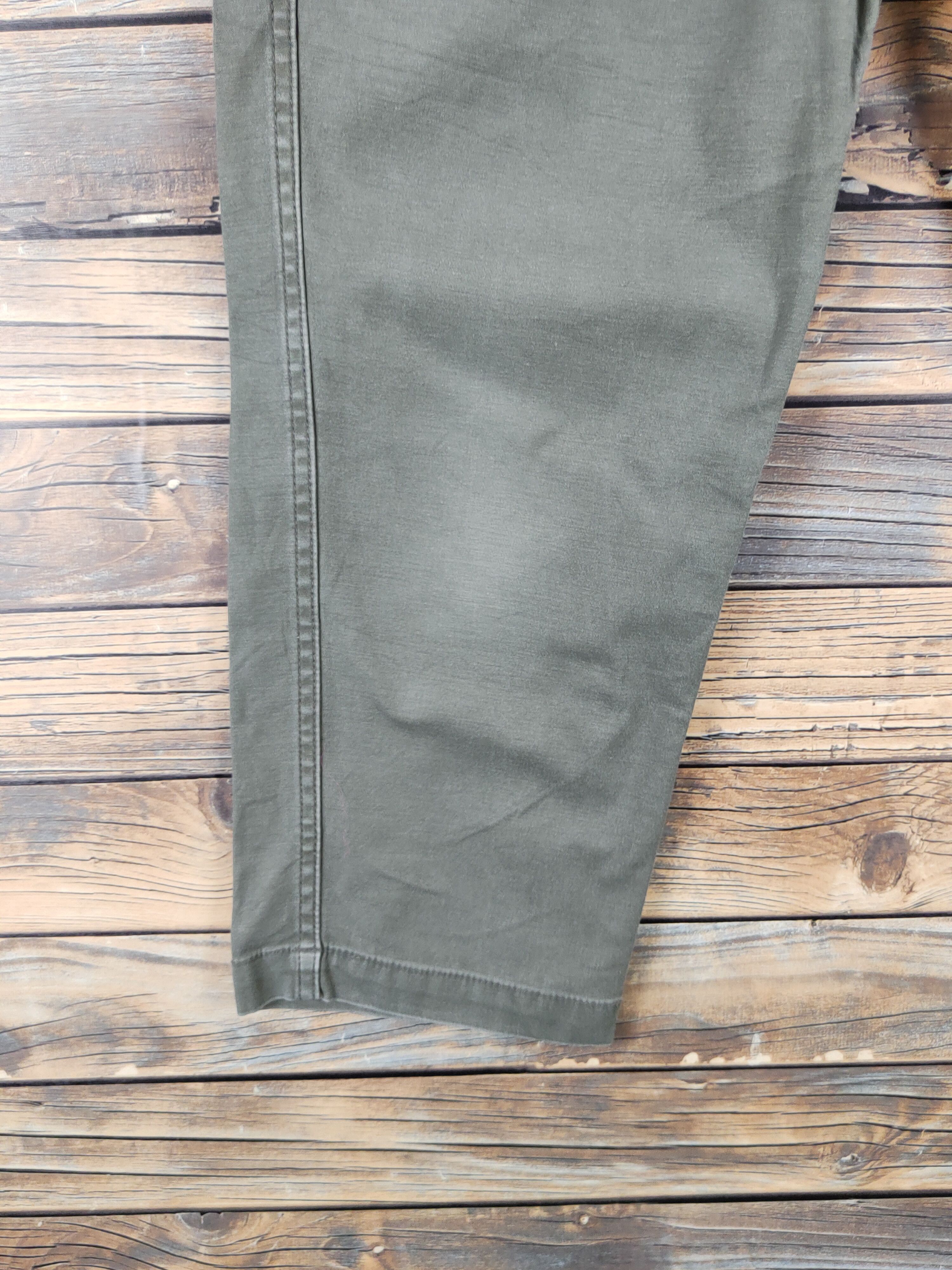 Japanese Brand Niko and... Green Multipocket Tactical Cargo Pants #W1032 Size US 29 - 4 Thumbnail