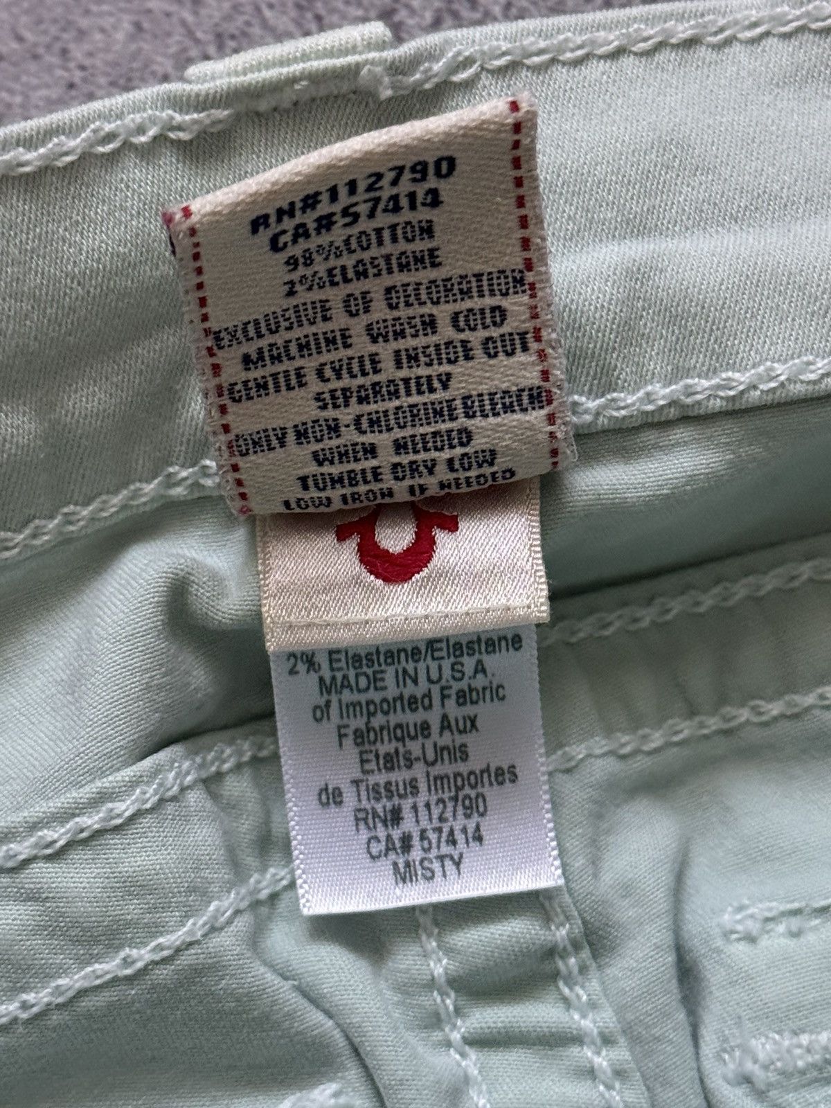 True Religion True religion Misty 28 made in USA🇺🇸 Jean pant trouser chino Size 28" / US 6 / IT 42 - 14 Thumbnail