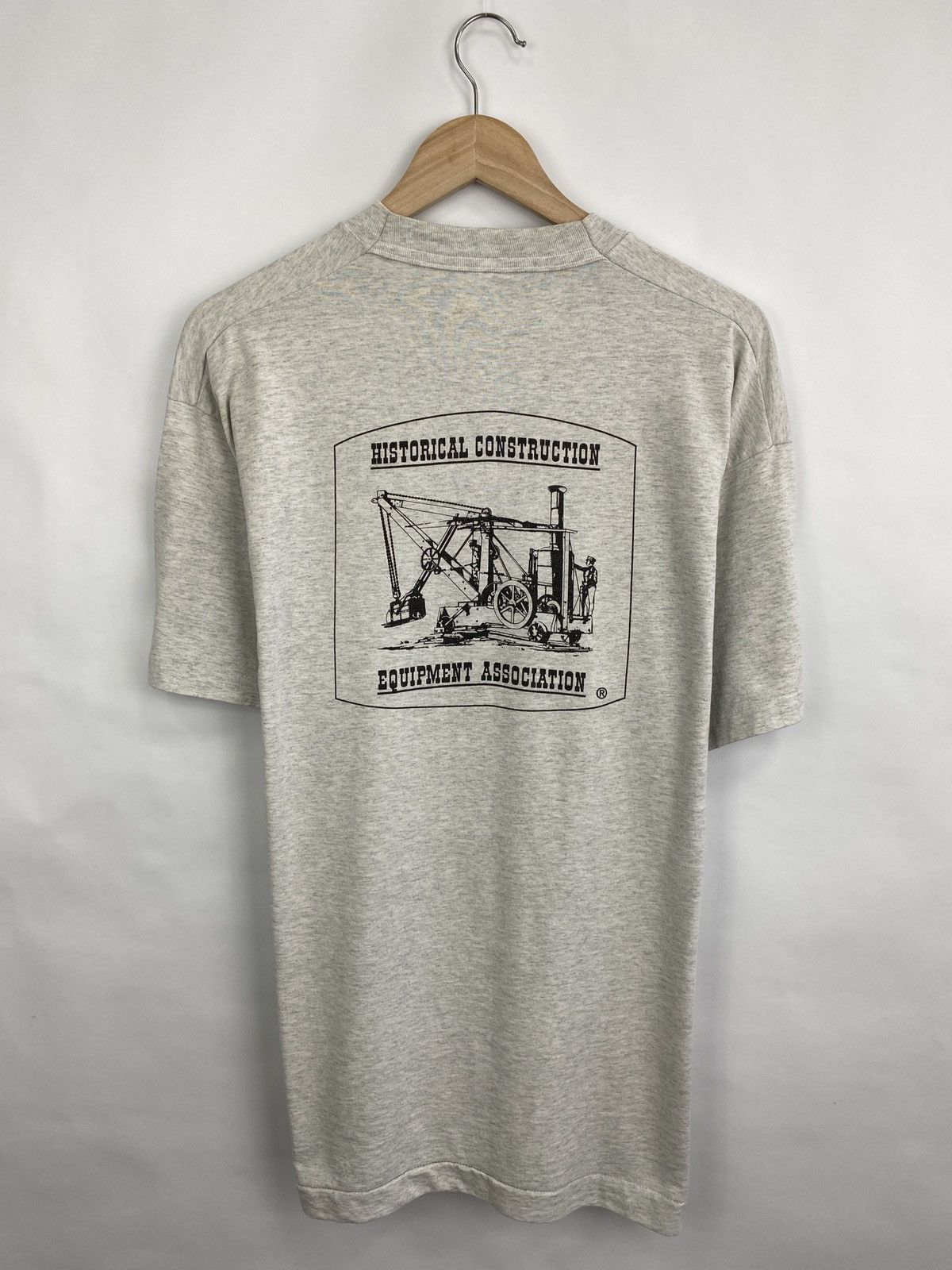 Caterpillar 🇺🇸 Vintage 90s Caterpillar Shovel Maniac T-shirt rare retro Size US XL / EU 56 / 4 - 8 Thumbnail