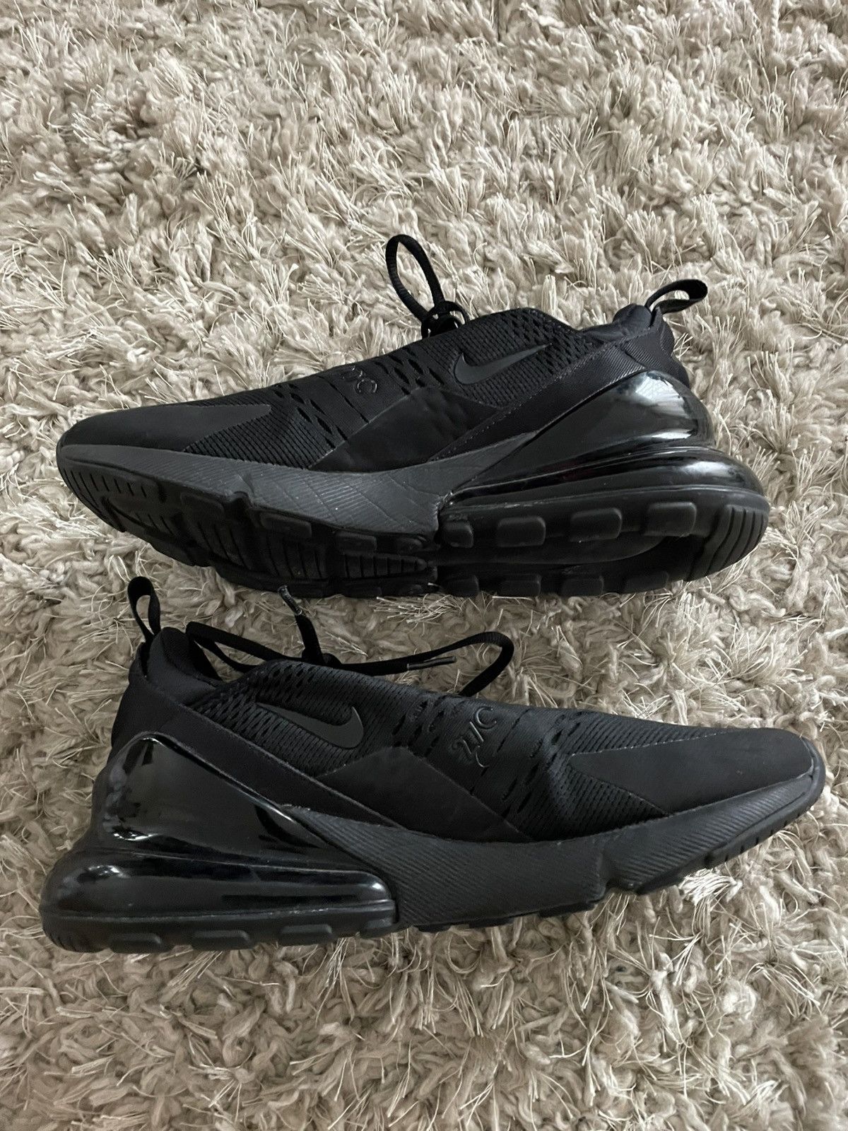 Nike Nike Wmns Air Max 270 Triple Black Size US 9.5 / IT 39.5 - 3 Thumbnail