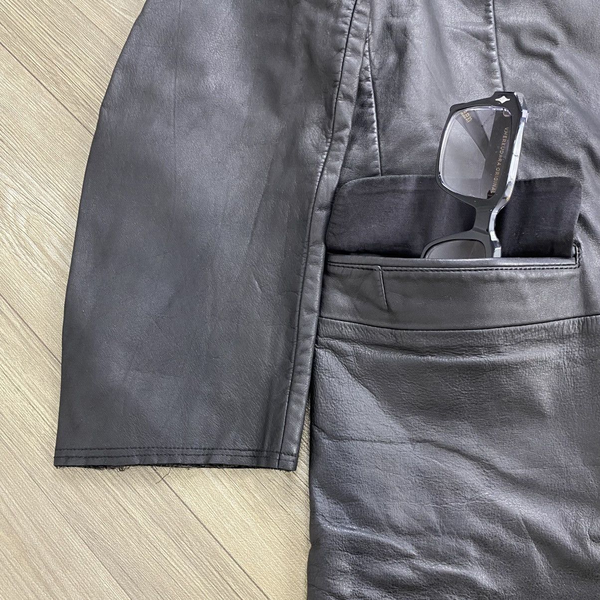 Comme des Garcons Homme AW2001 Archive Comme des Garçons Homme Plus Leather Jacket Size US S / EU 44-46 / 1 - 6 Thumbnail