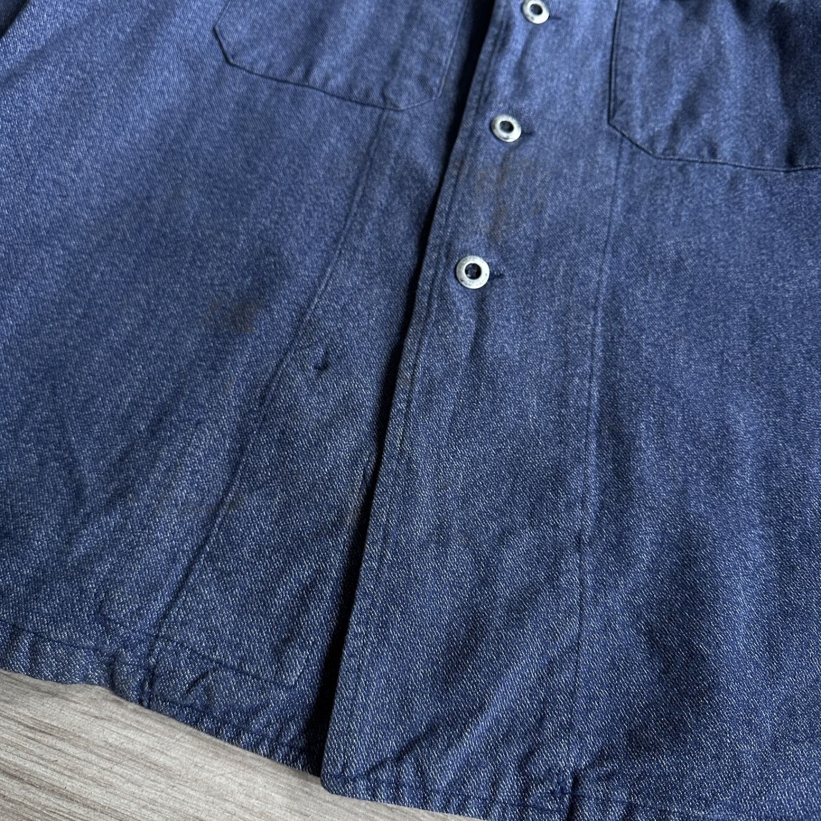 Vintage Vintage 50s French Swiss Workwear Chore Jacket 9347AC Size US XL / EU 56 / 4 - 3 Thumbnail