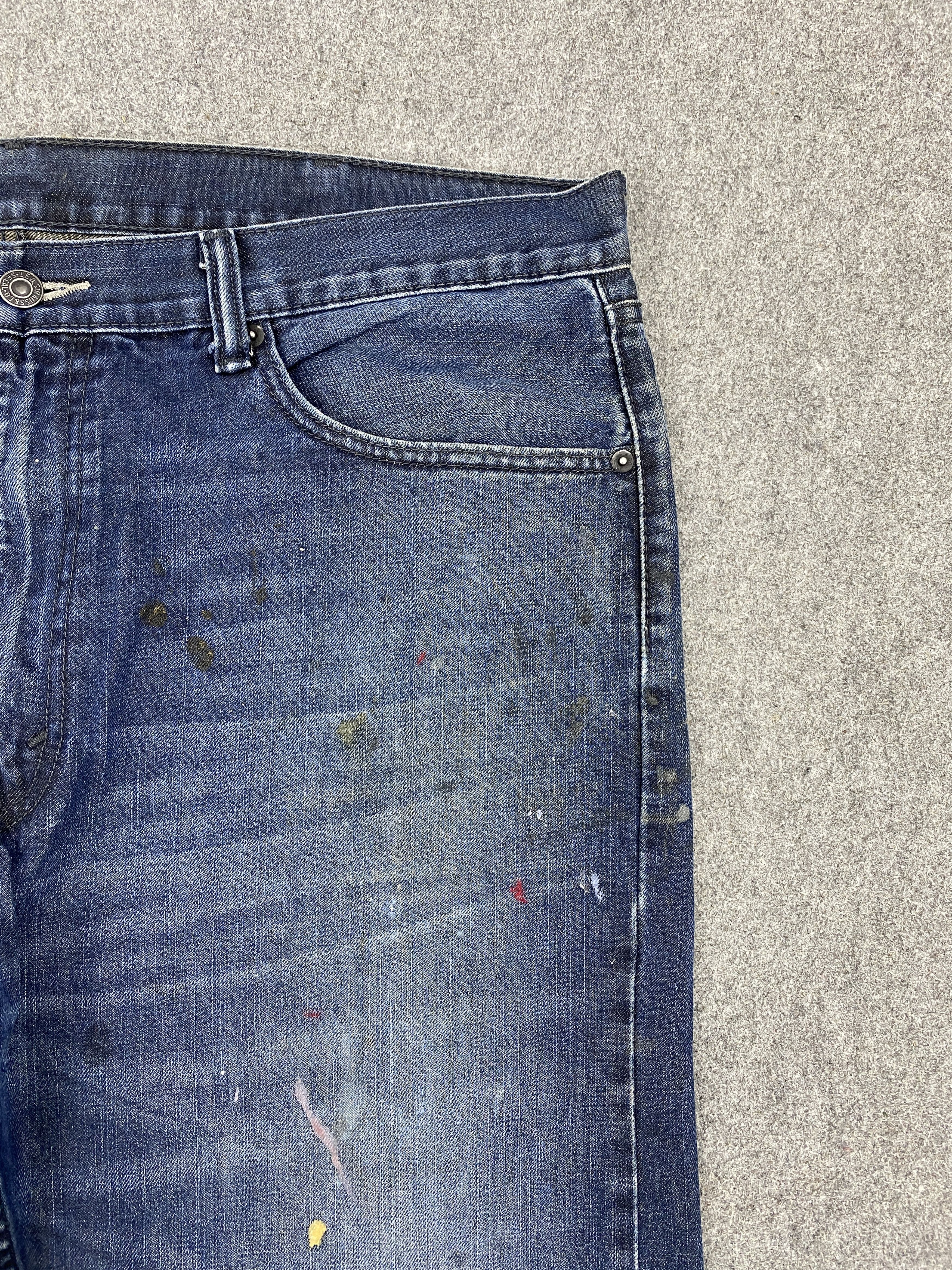 Levi's Vintage Levis 505 Faded Blue Jeans JA0105 Size US 33 - 12 Thumbnail