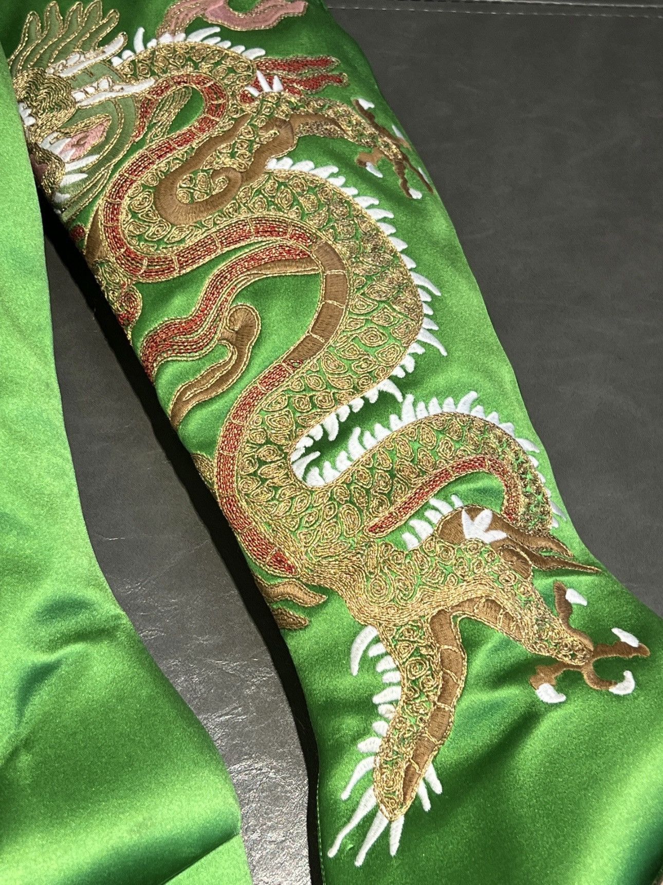 Gucci Runway Lime Green Dragon Boots With Sparkly Bows Size US 7.5 / IT 37.5 - 8 Thumbnail