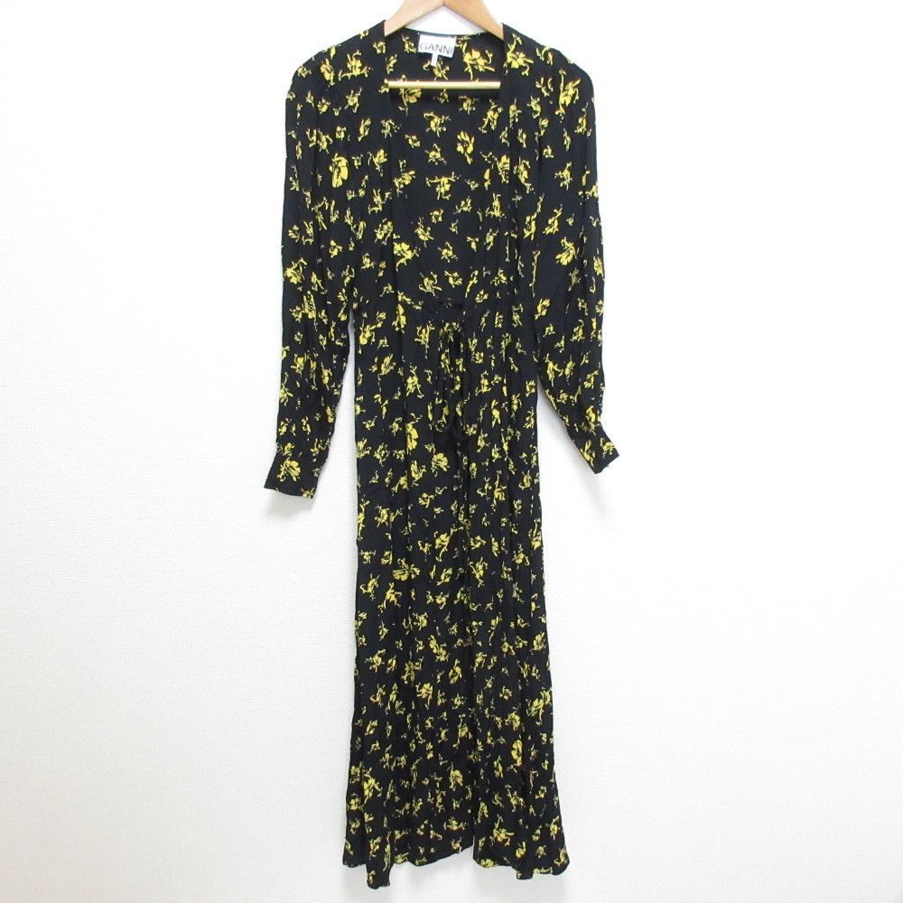 Other Other GANNI Flower Print Dress Textile Dresses DUTY FREE for USA Size ONE SIZE - 1 Thumbnail