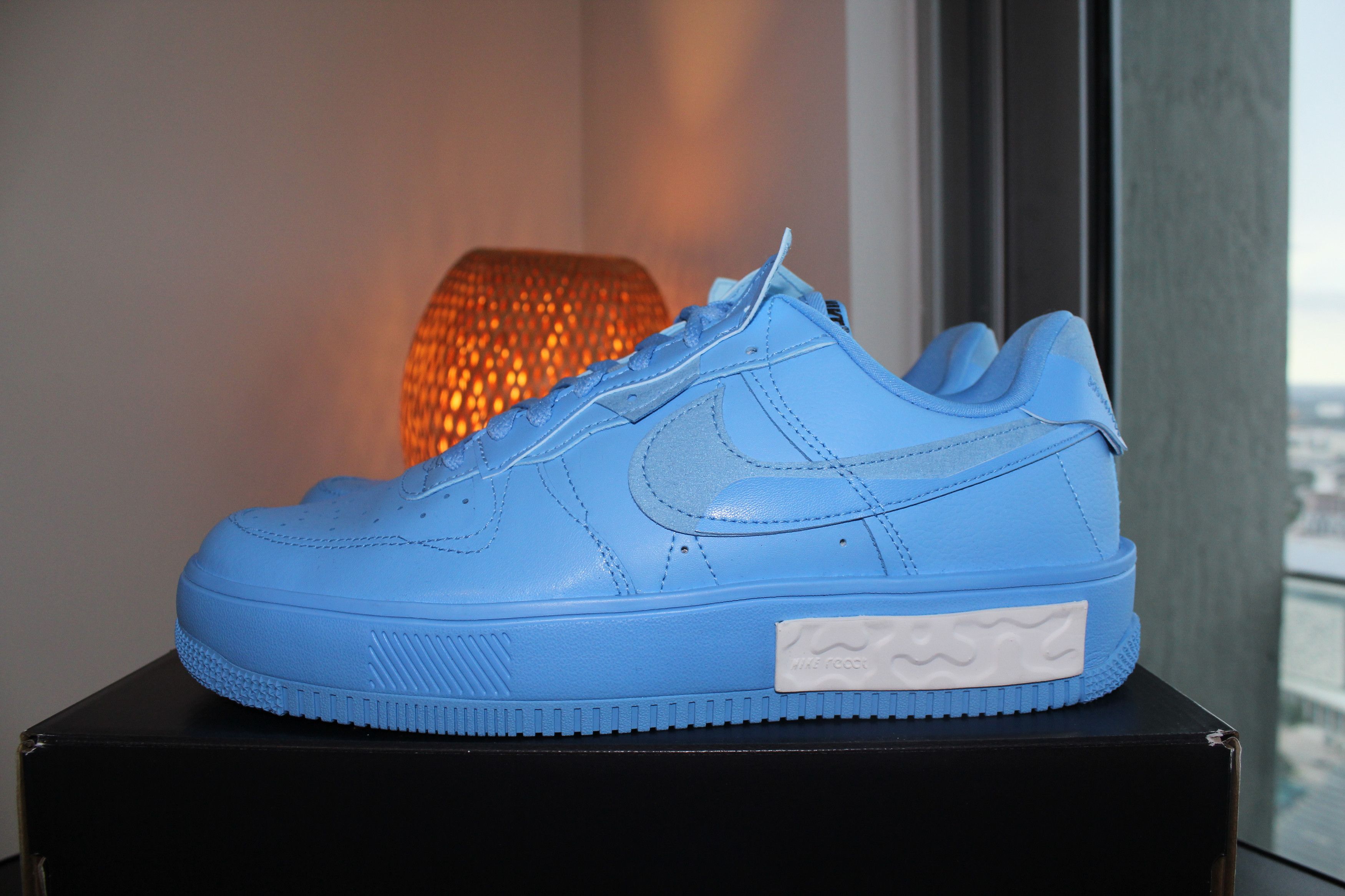 Nike Air Force 1 Fontanka University Blue Women's Size 12W/10.5M Size US 10.5 / EU 43-44 - 4 Thumbnail