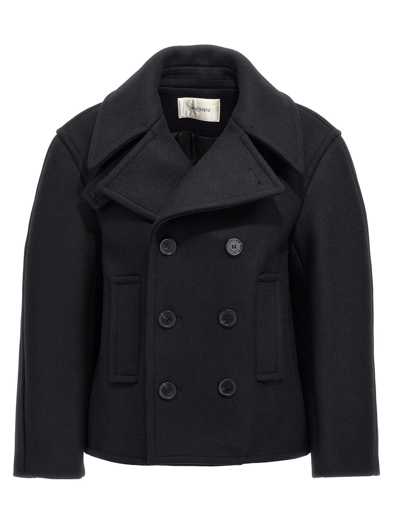 Saint Laurent Paris Oversized Caban Coat Size M / US 6-8 / IT 42-44 - 1 Thumbnail