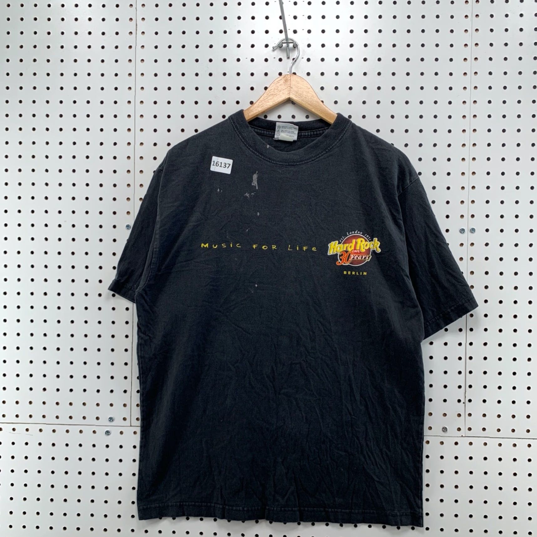 Hard Rock Cafe VINTAGE Hard Rock Cafe Berlin T-Shirt Adult Large Black Short Sleeve World Tour Unisex Size US L / EU 52-54 / 3 - 2 Thumbnail