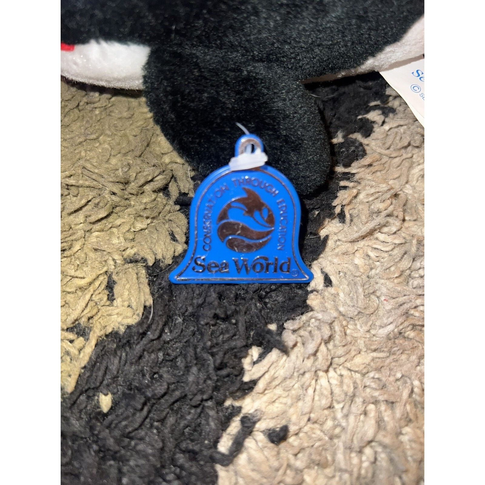 Other Vintage Sea World Shamu (Killer Whale) Plush w Original Tag! Size ONE SIZE - 7 Thumbnail