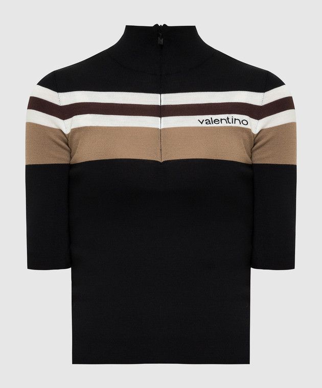 Valentino o1y0326 Sweater with Zip in Multicolor Size S / US 4 / IT 40 - 1 Thumbnail