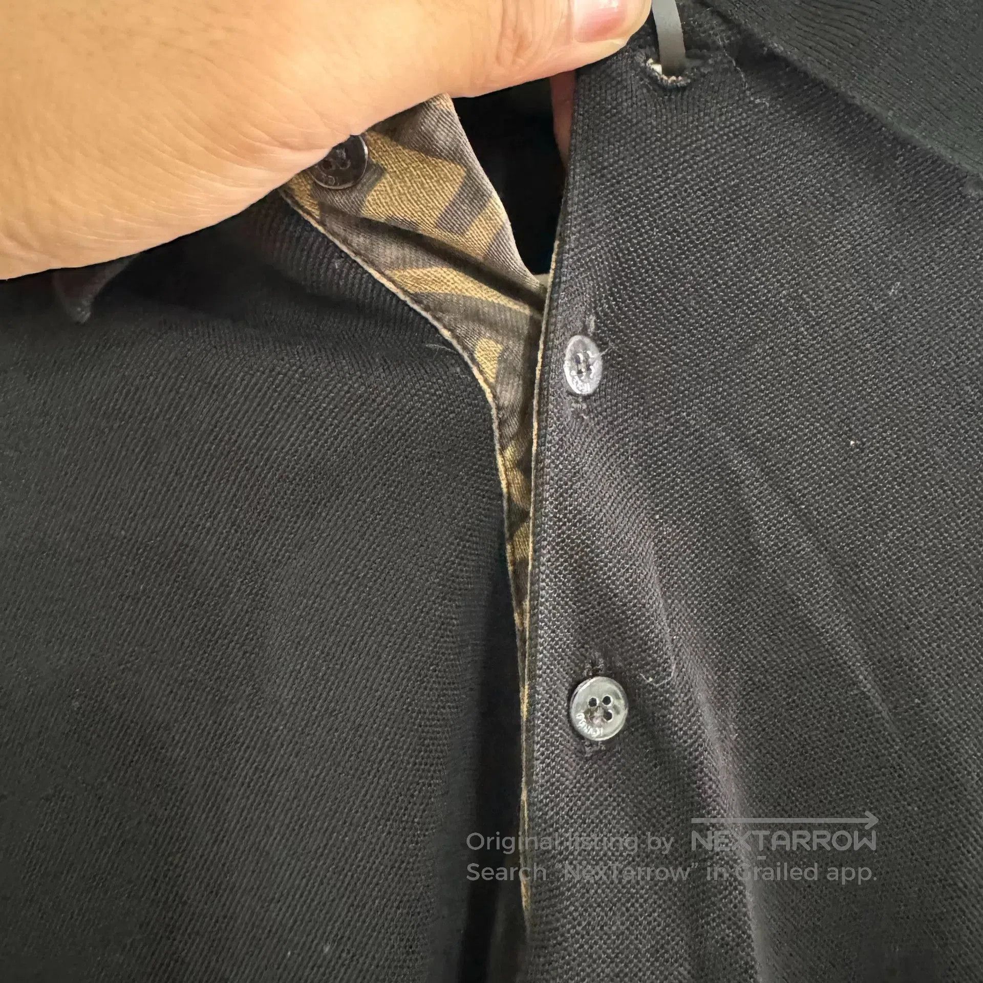 Fendi Fendi Monogram Collar Polo Shirt L. Size US L / EU 52-54 / 3 - 7 Thumbnail