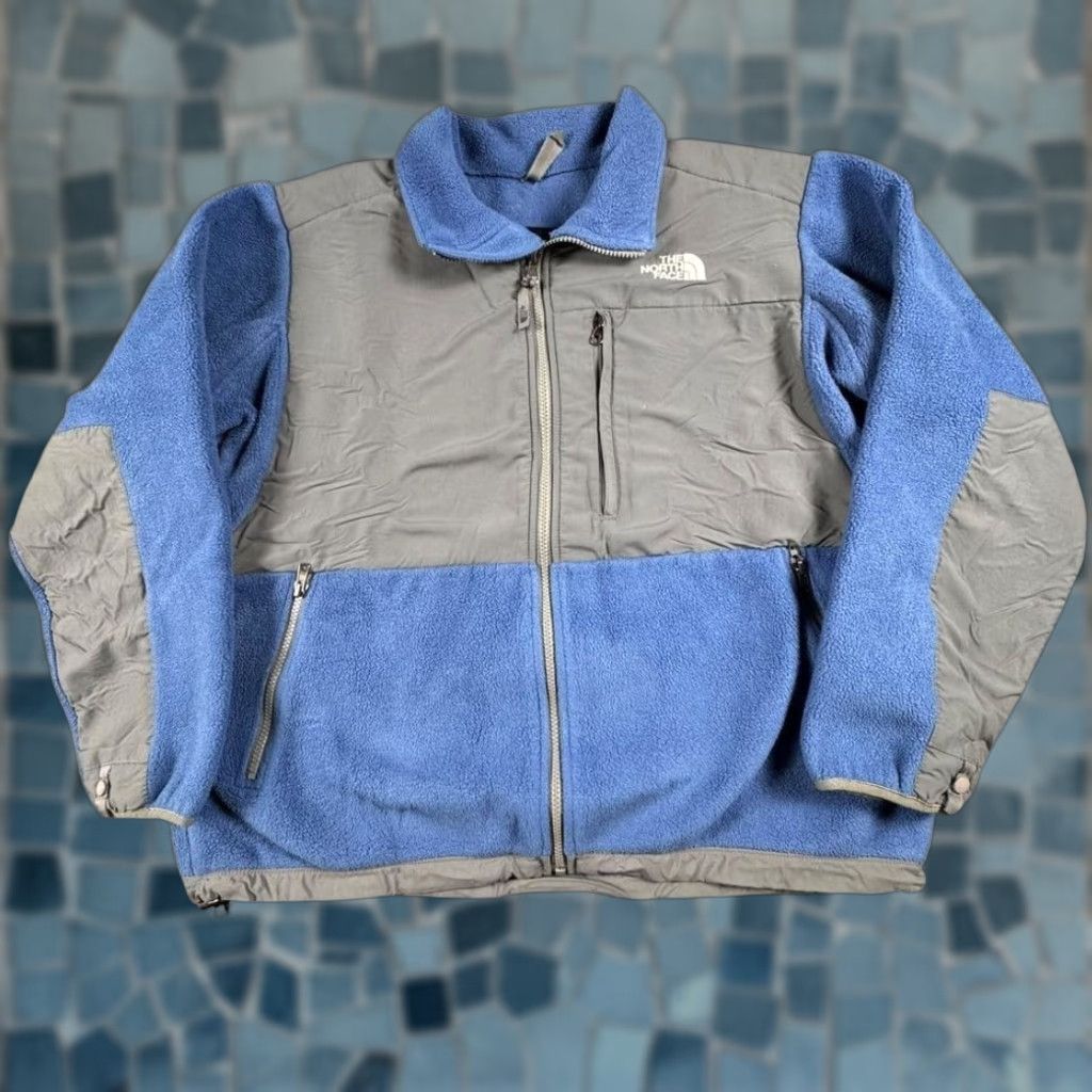 The North Face VINTAGE The North Face Denali Jacket Women L Full Zip Fleece Polartec 90s Blue Size L / US 10 / IT 46 - 1 Thumbnail