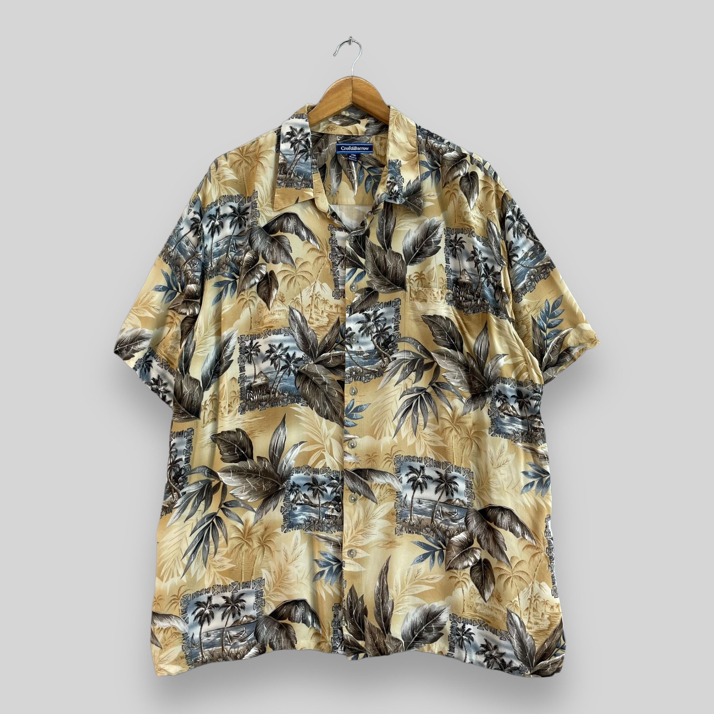 Japanese Brand Vintage Island Beach Tropical Floral Motive Hawaii Shirt Size US XXL / EU 58 / 5 - 1 Thumbnail