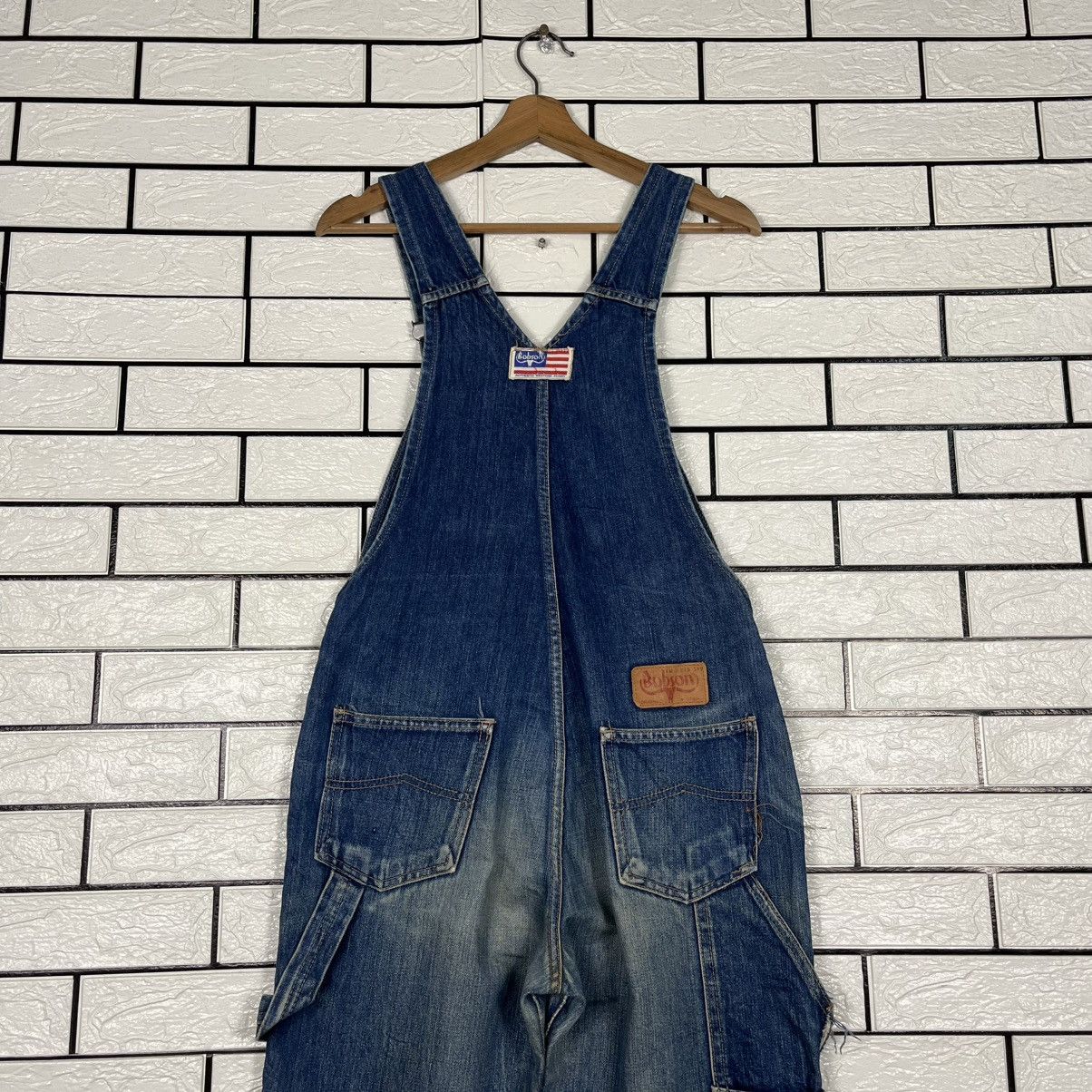 American Apparel Vintage Bobson Western Denim Overall Size US 30 / EU 46 - 11 Thumbnail
