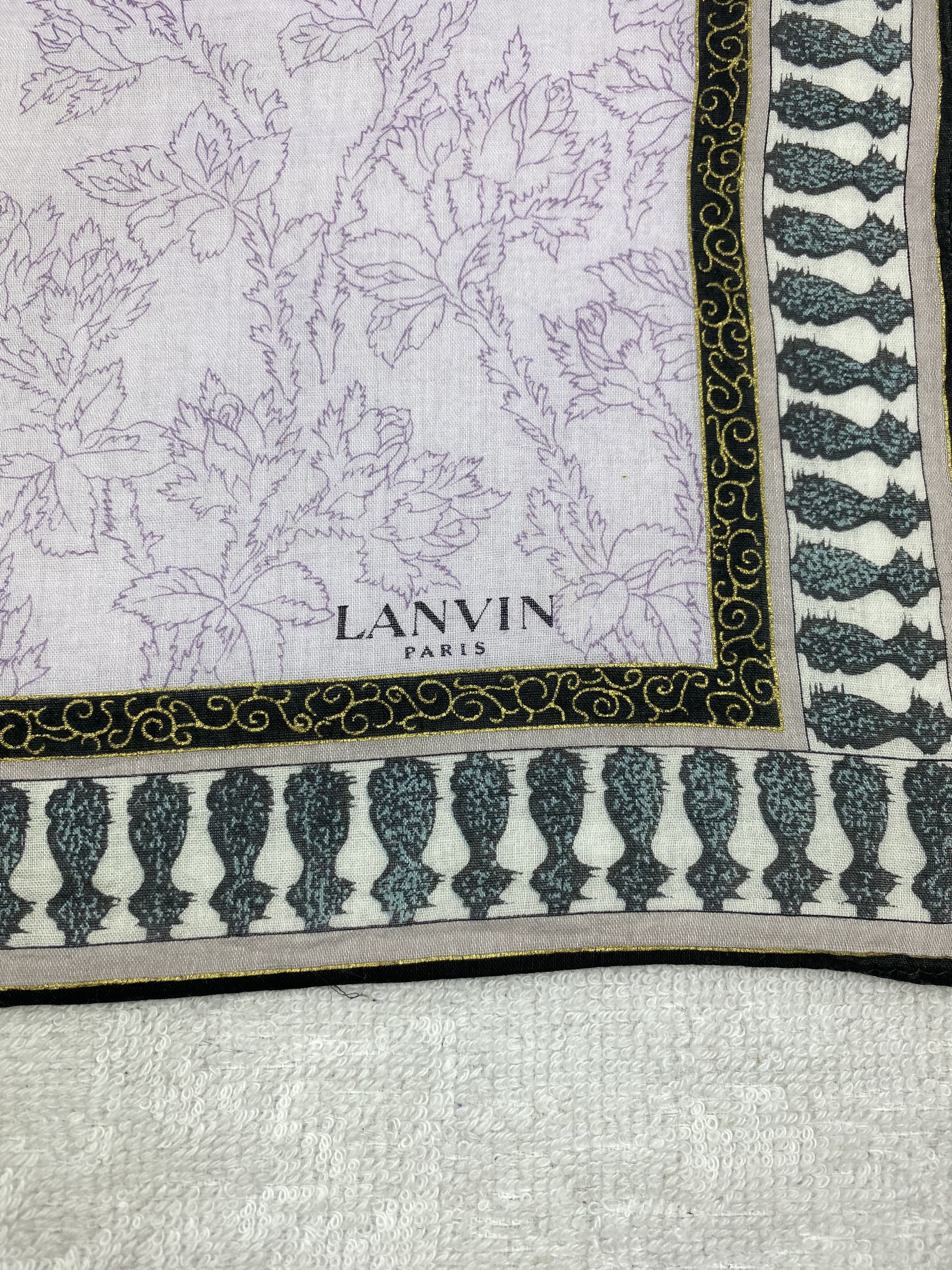 Lanvin Lanvin Handkerchief / Bandana / Neckerchief Size ONE SIZE - 5 Thumbnail