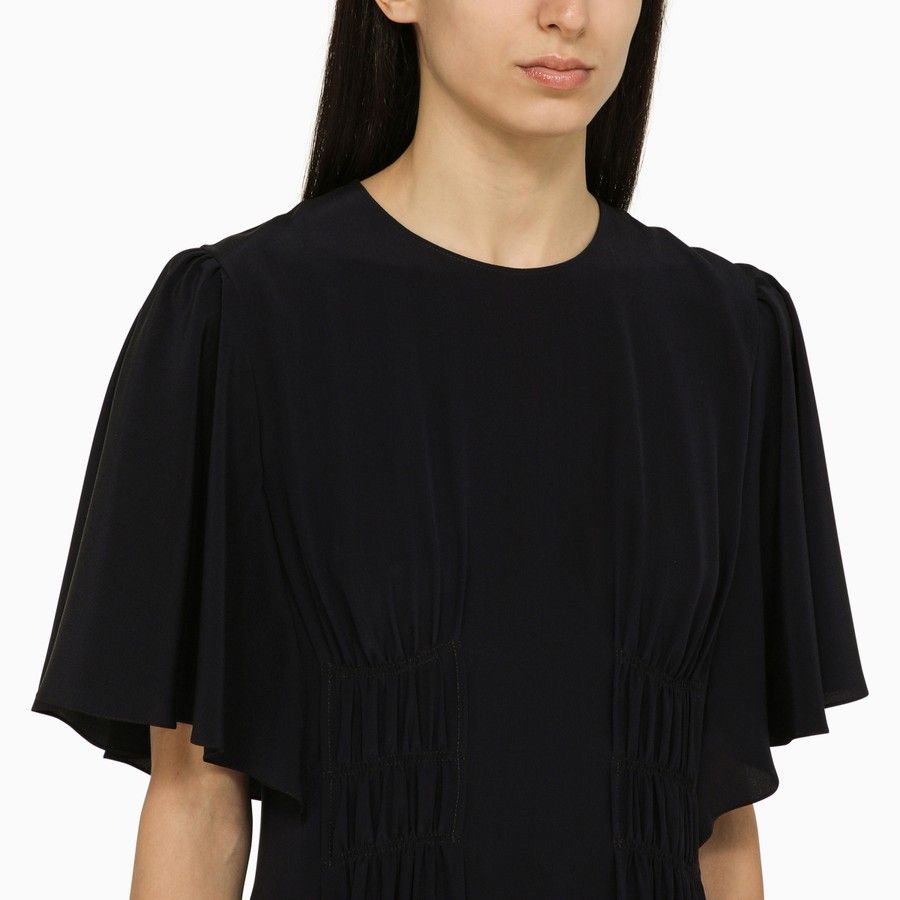 Chloe o1d2blof0824 Midi Dress in Black Size M / US 6-8 / IT 42-44 - 4 Thumbnail
