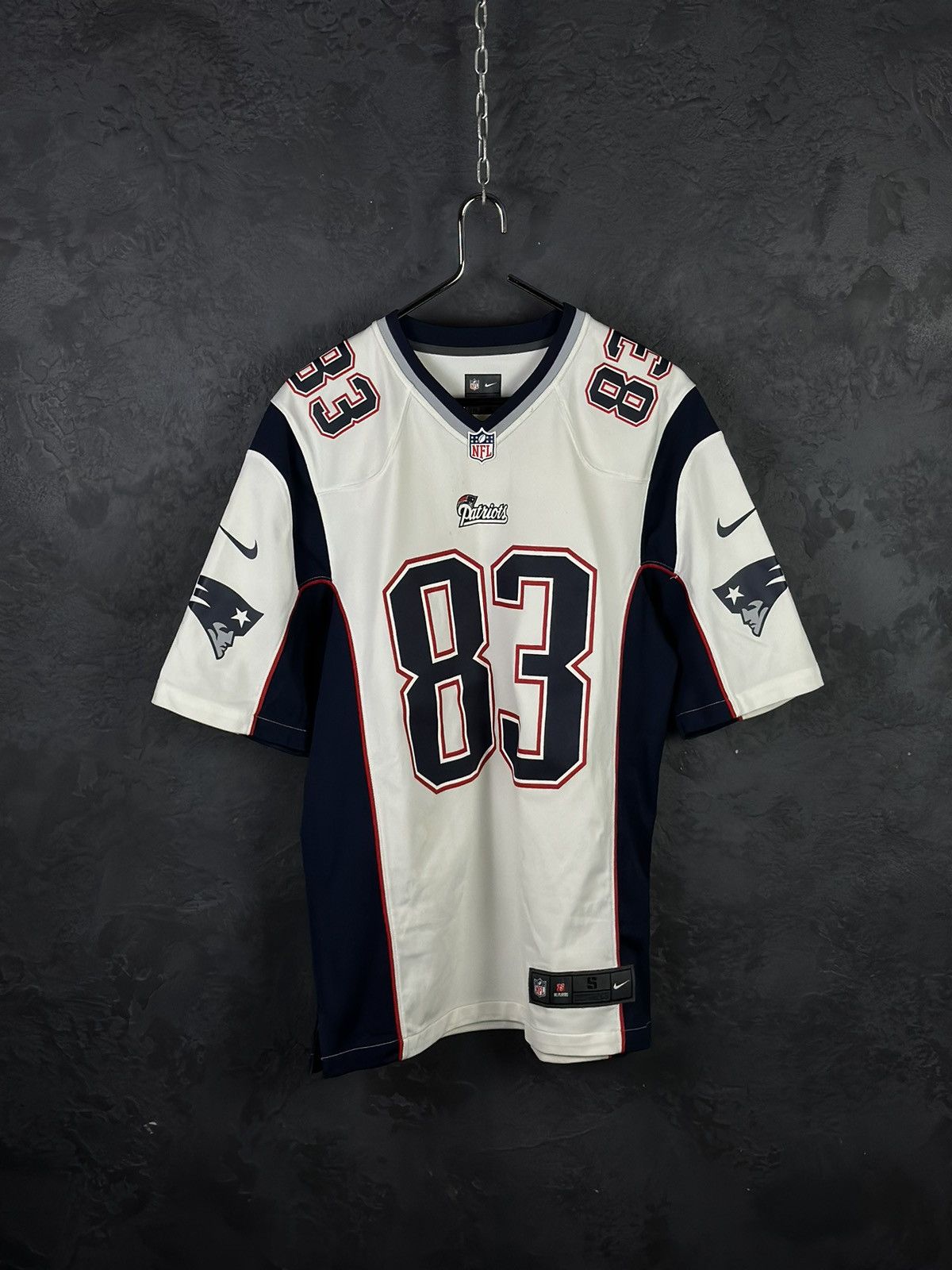 NFL × Nike Wes Welker New England Patriots Nike Limited Jersey - White Size US S / EU 44-46 / 1 - 1 Thumbnail