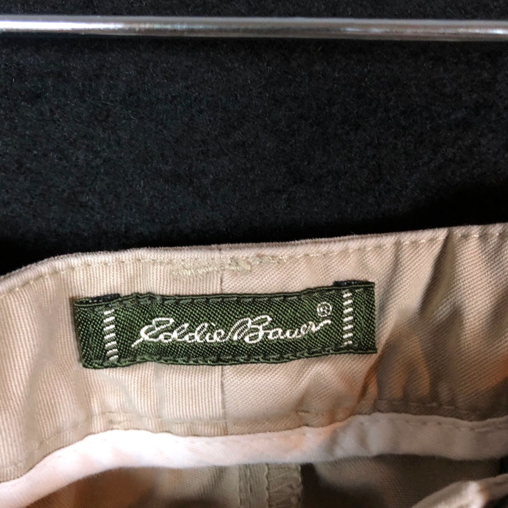 Eddie Bauer Eddie Bauer Womens Chinos Pants Tan Mid Rise Wide 100% Cotton Size 32" / US 10 / IT 46 - 5 Thumbnail