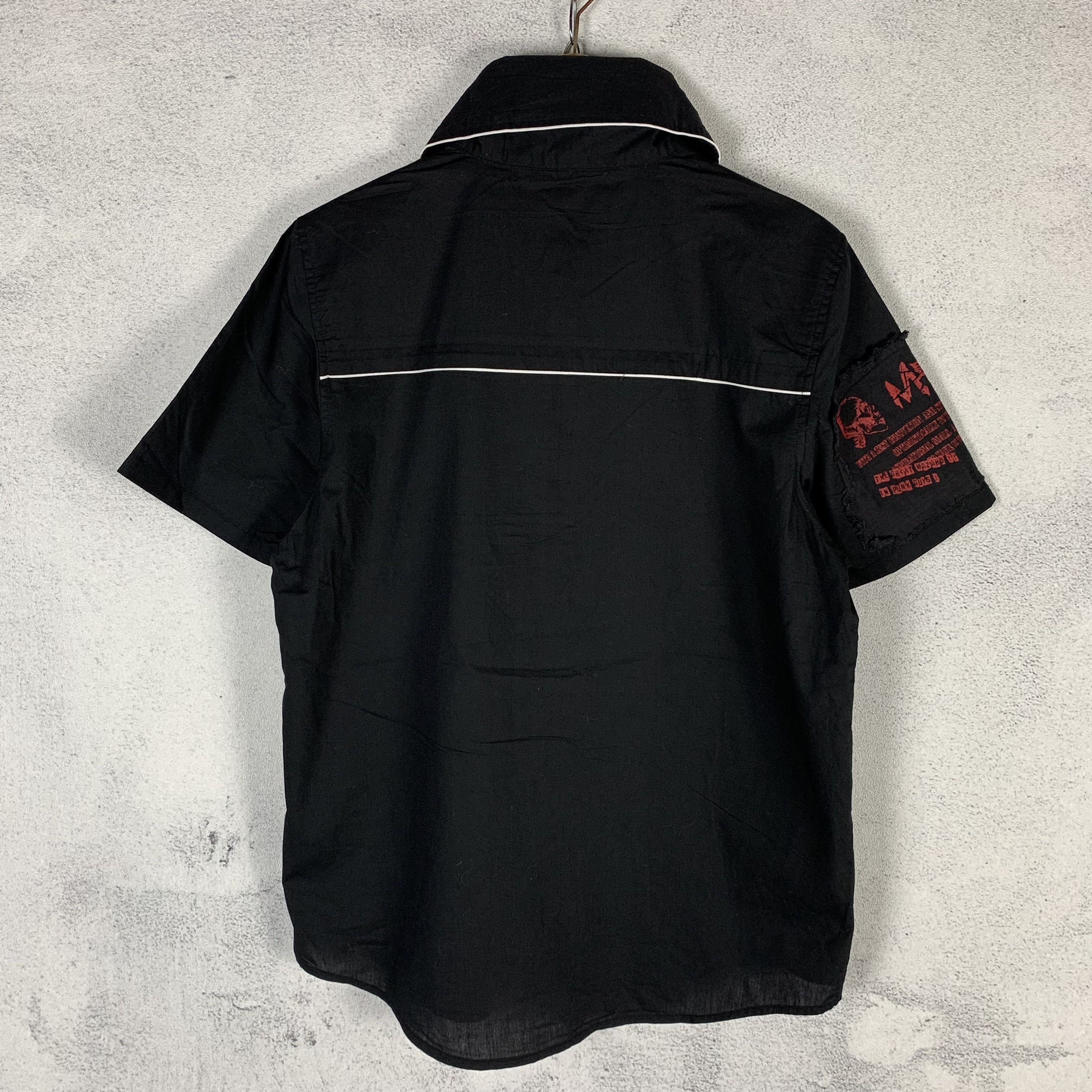 Japanese Brand MAD Punk Bondage Skull Black Shirt Anarchy Seditionaries Size US L / EU 52-54 / 3 - 3 Thumbnail