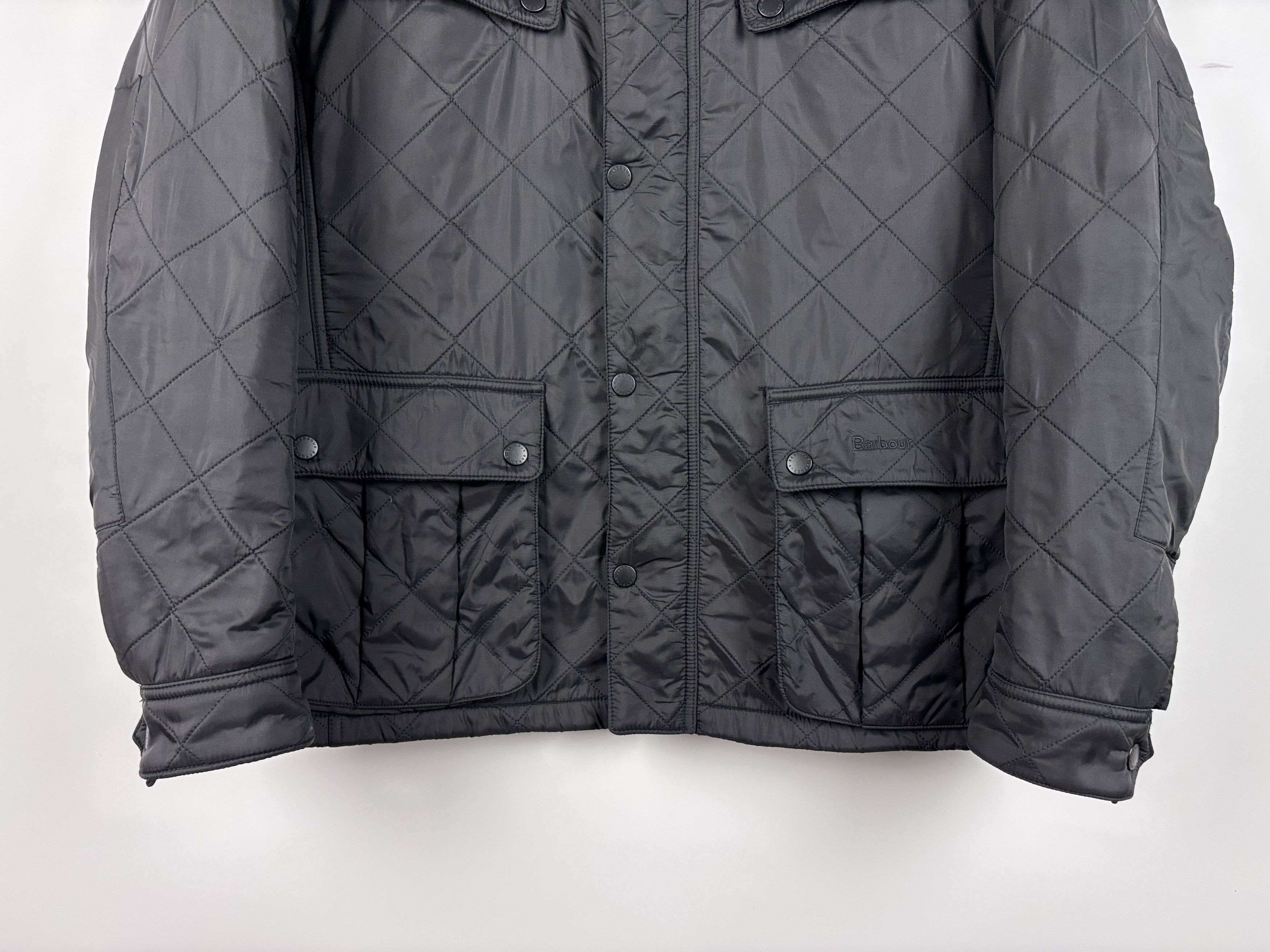 Barbour International Ariel Polar Quilted Jacket Black M