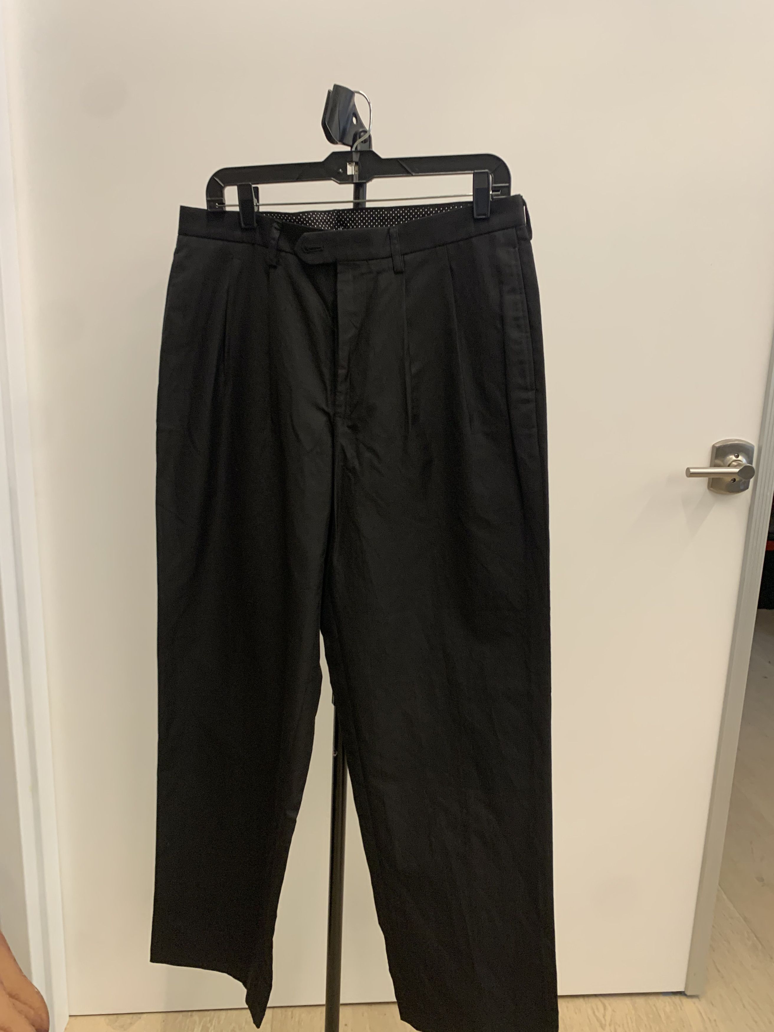 image of Comme Des Garcons Dress Pant Trousers in Black, Men's (Size 33)
