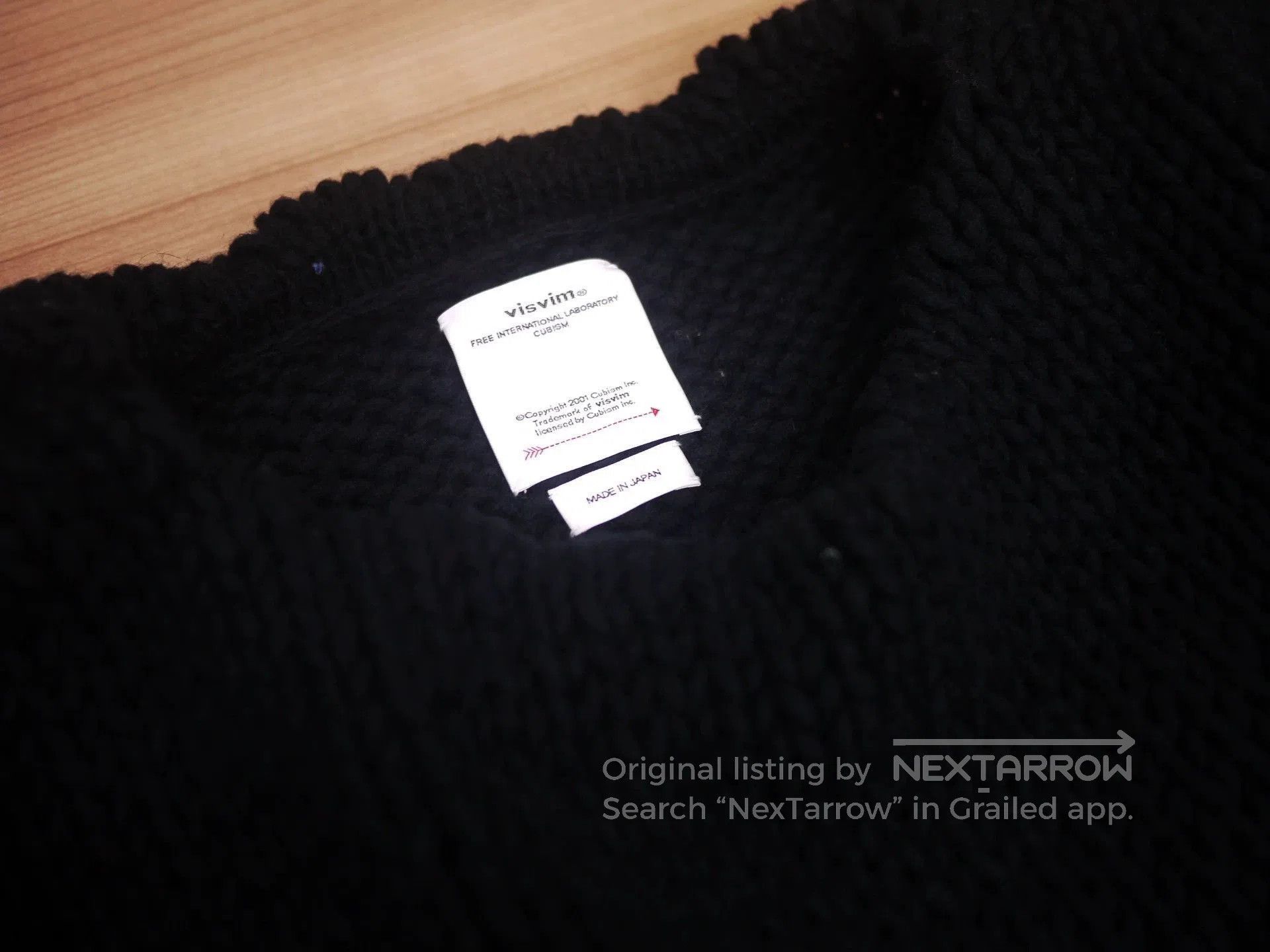 Visvim Black Long Sleeve Knit Sweater. Size US L / EU 52-54 / 3 - 3 Thumbnail
