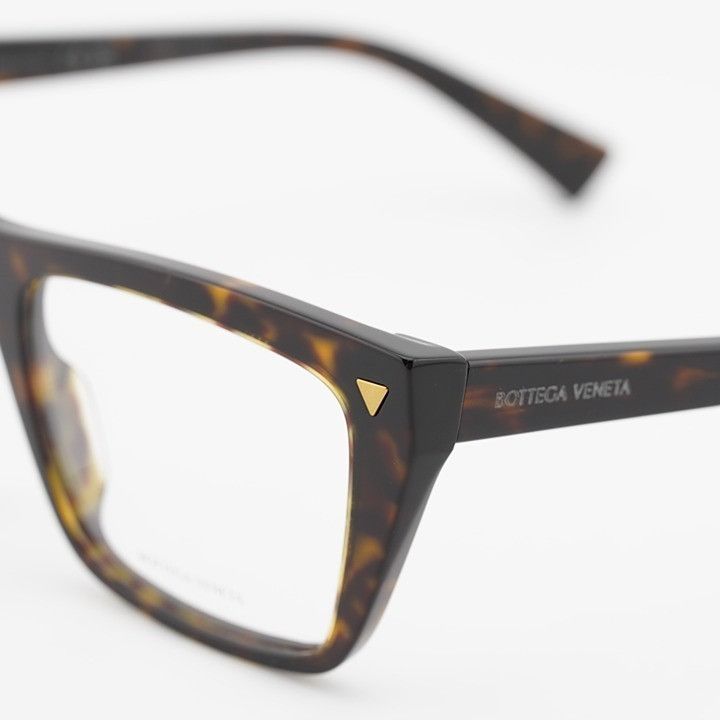 Bottega Veneta Bottega Veneta BV1258O 002 Eyeglasses Havana 53mm Rectangle Size ONE SIZE - 8 Thumbnail
