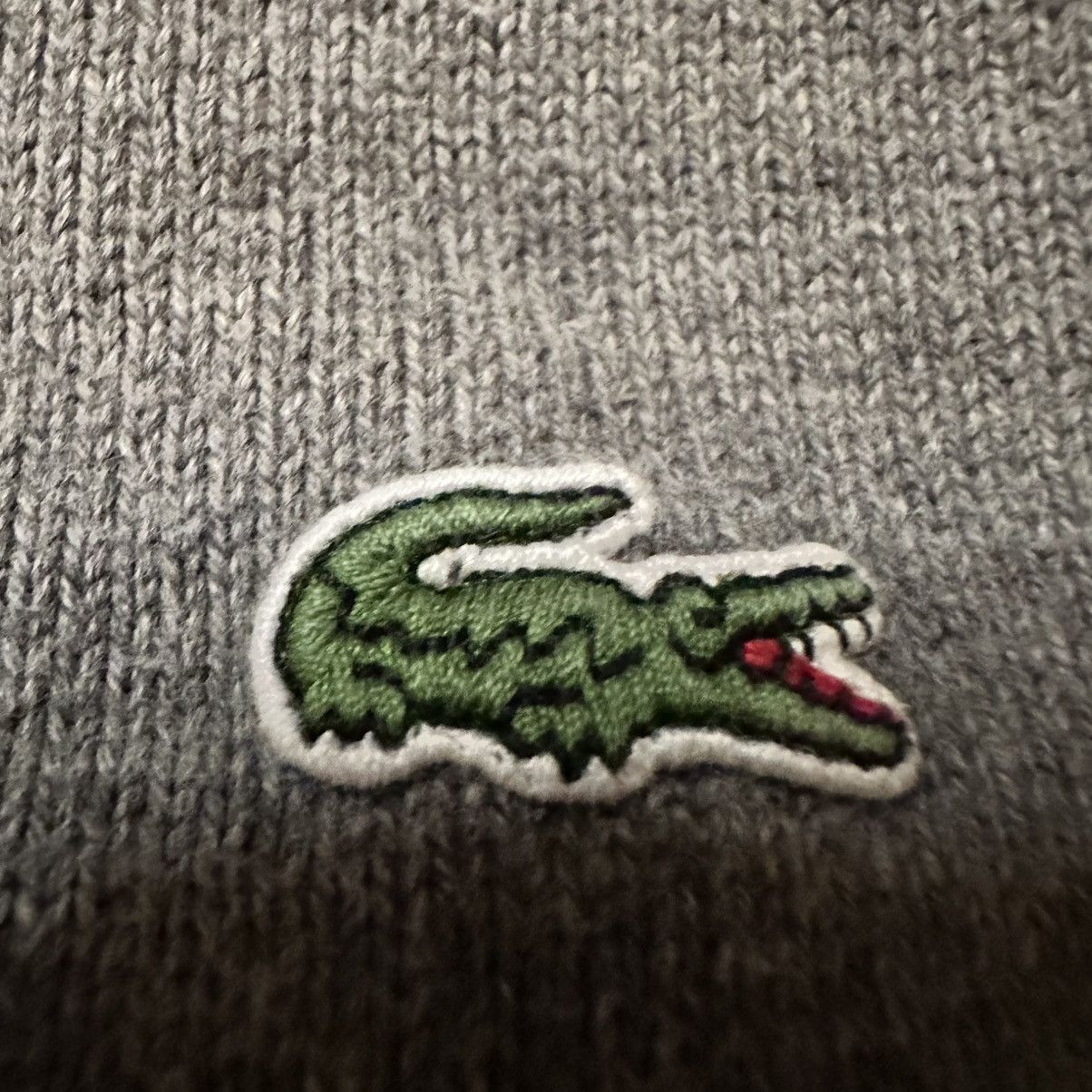Lacoste Grey Lacoste Knit Quarter Zip Sweater Size XXL Size US XXL / EU 58 / 5 - 4 Thumbnail