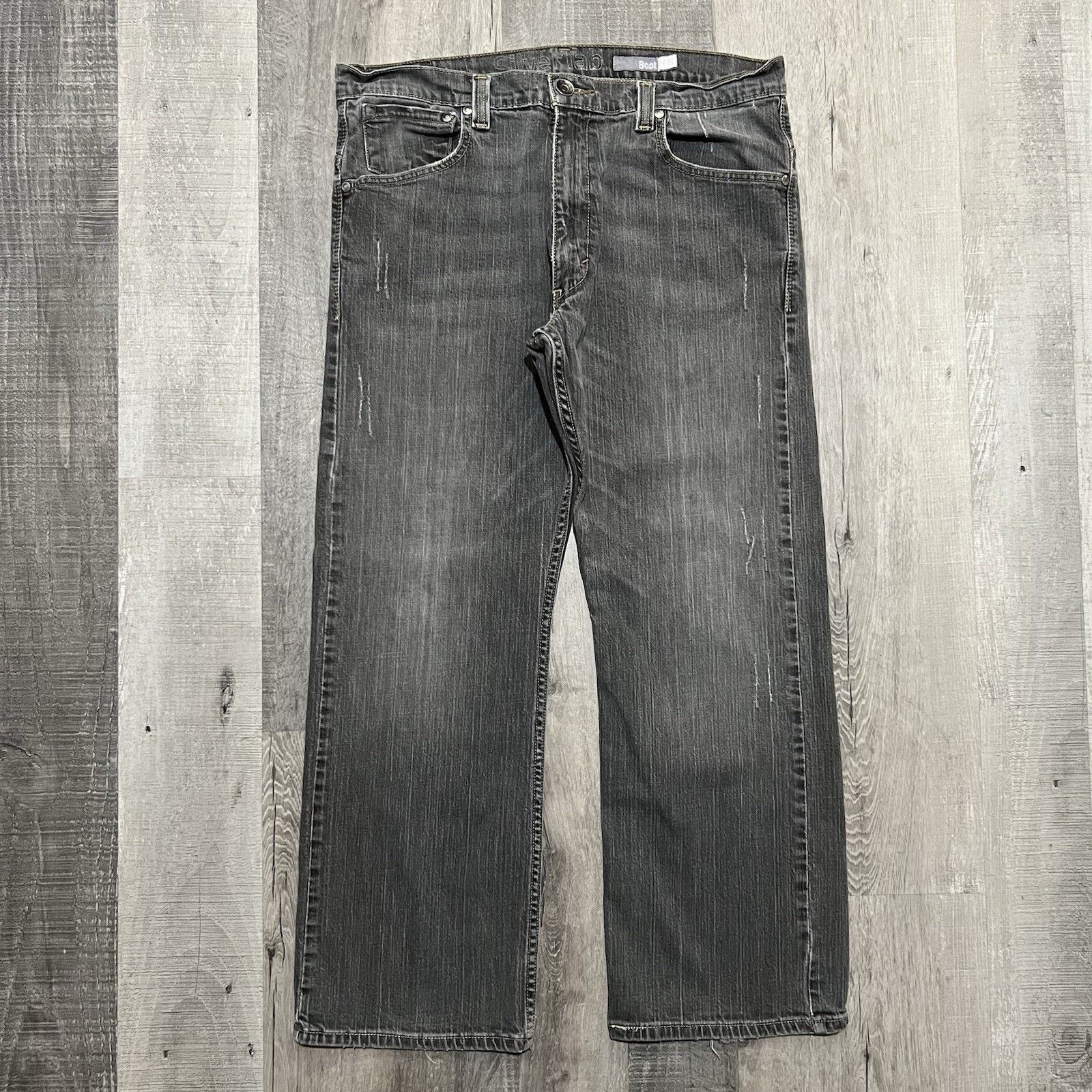 Levi's VTG Levis Silvertab Bootcut Jeans Grey Y2K Flared Size 36x30 Size US 36 / EU 52 - 1 Thumbnail