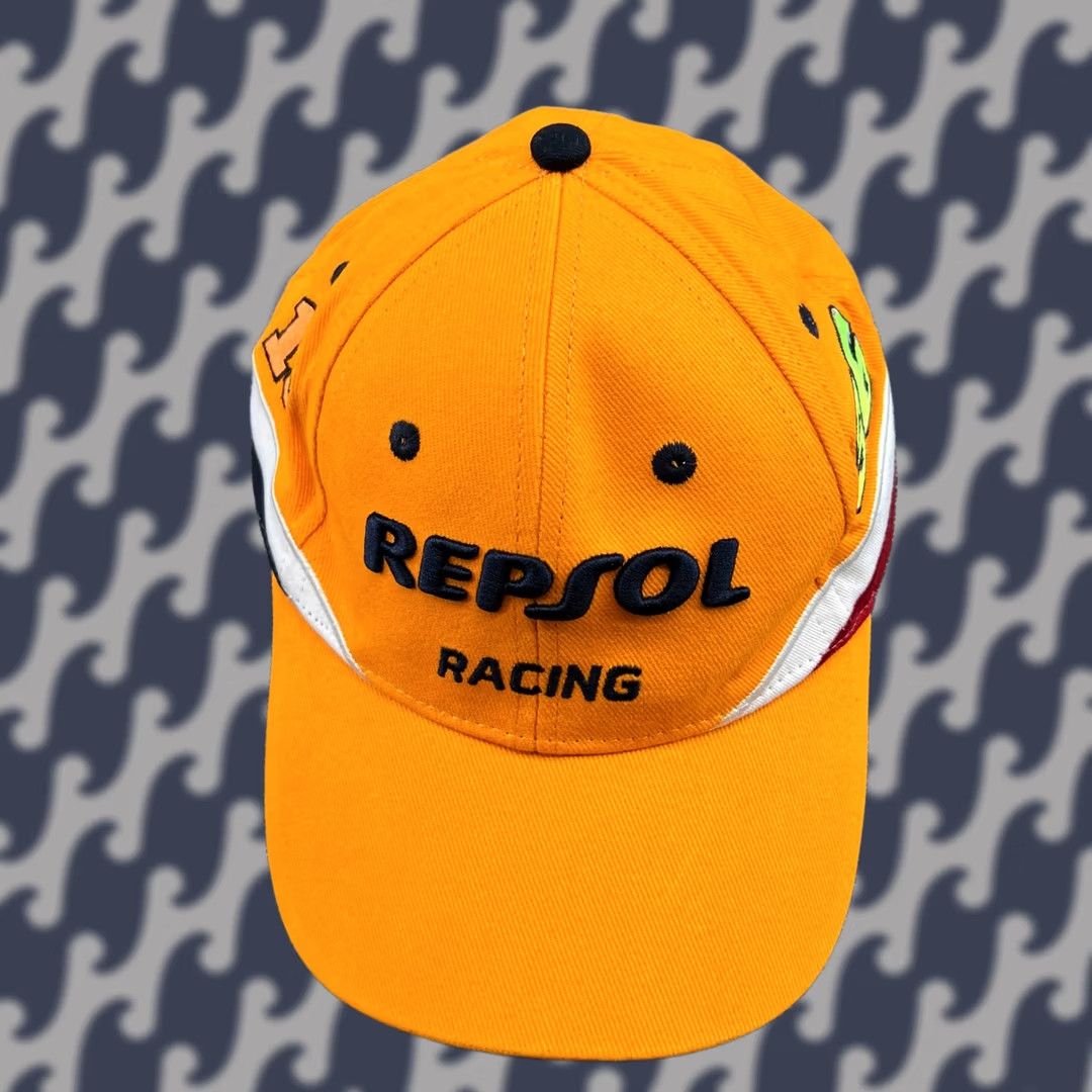 Honda Respond Repsol Honda GP Racing Apparel #36 #10 Joan Mir Luca Marini Orange Baseball Cap Unisex Adults One Size Adjustable Canvas Hat Size ONE SIZE - 1 Thumbnail