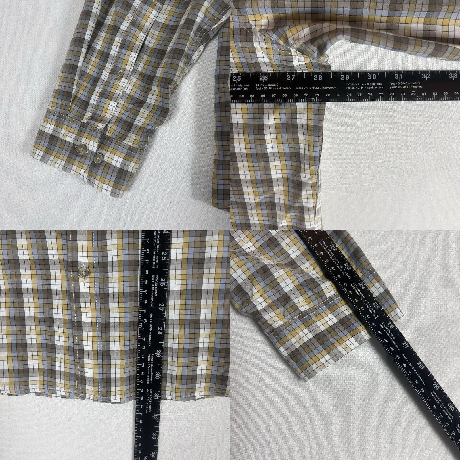 Eddie Bauer Eddie Bauer Travex Button-Up Shirt Mens 2XL Long Sleeve Plaid Cotton Blend Lightweight Breathable Outdoor Classic Fit L/S Size US XXL / EU 58 / 5 - 8 Thumbnail