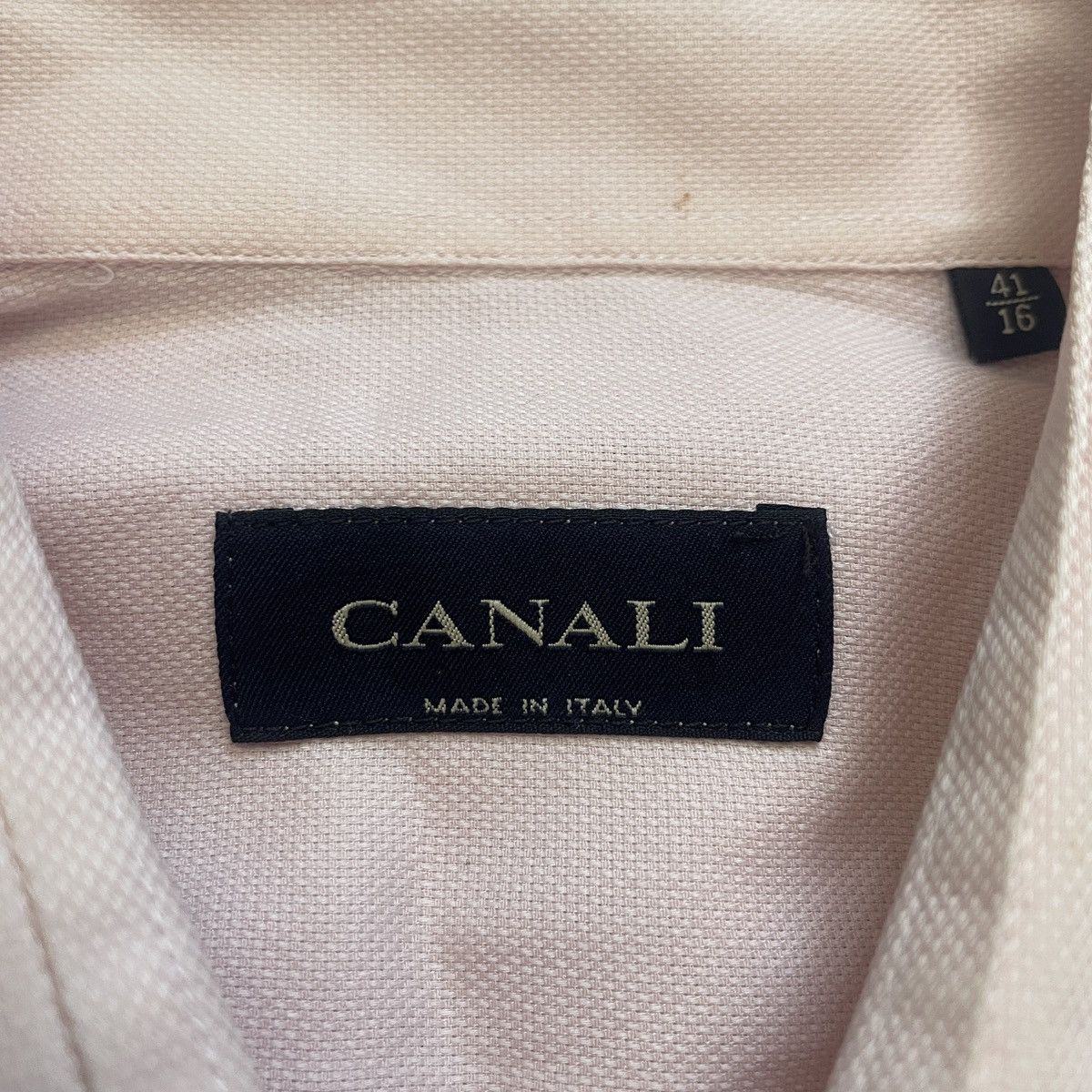 Canali Canali French Cuff Pink Dress Shirt Size US L / EU 52-54 / 3 - 5 Thumbnail