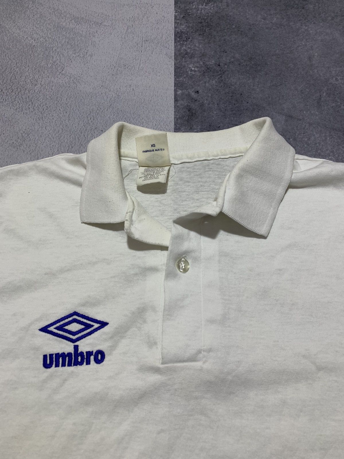 Umbro × Vintage Vintage 90s Umbro polo tee streetwear old money size XL Size US XL / EU 56 / 4 - 4 Thumbnail