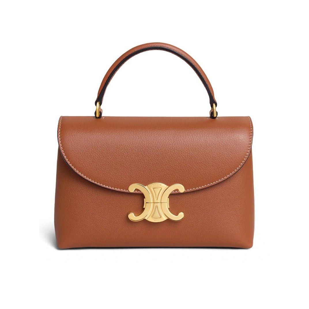 Celine CELINE Teen Nino $3450 Tan Leather Top handle Bag New Size ONE SIZE - 1 Thumbnail
