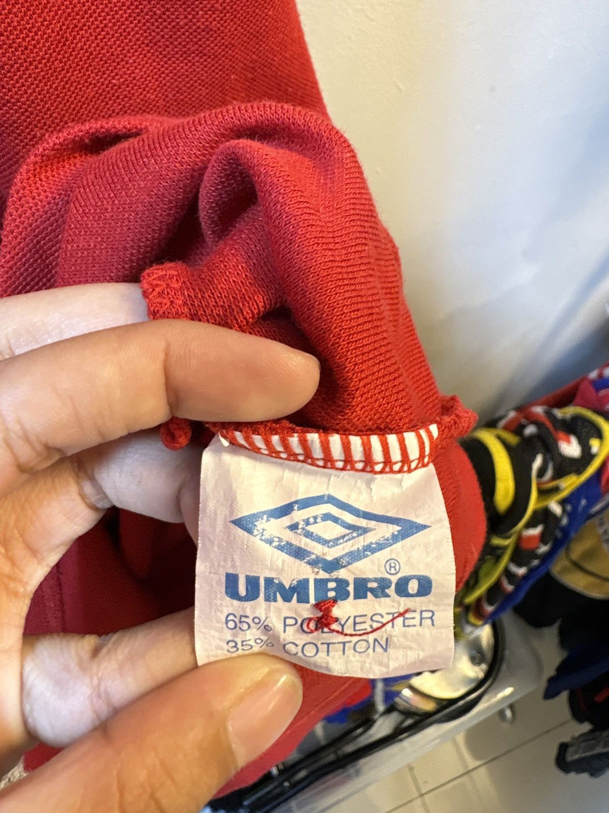Umbro Vintage 90s Manchester United Polo Shirt Size US XL / EU 56 / 4 - 6 Thumbnail