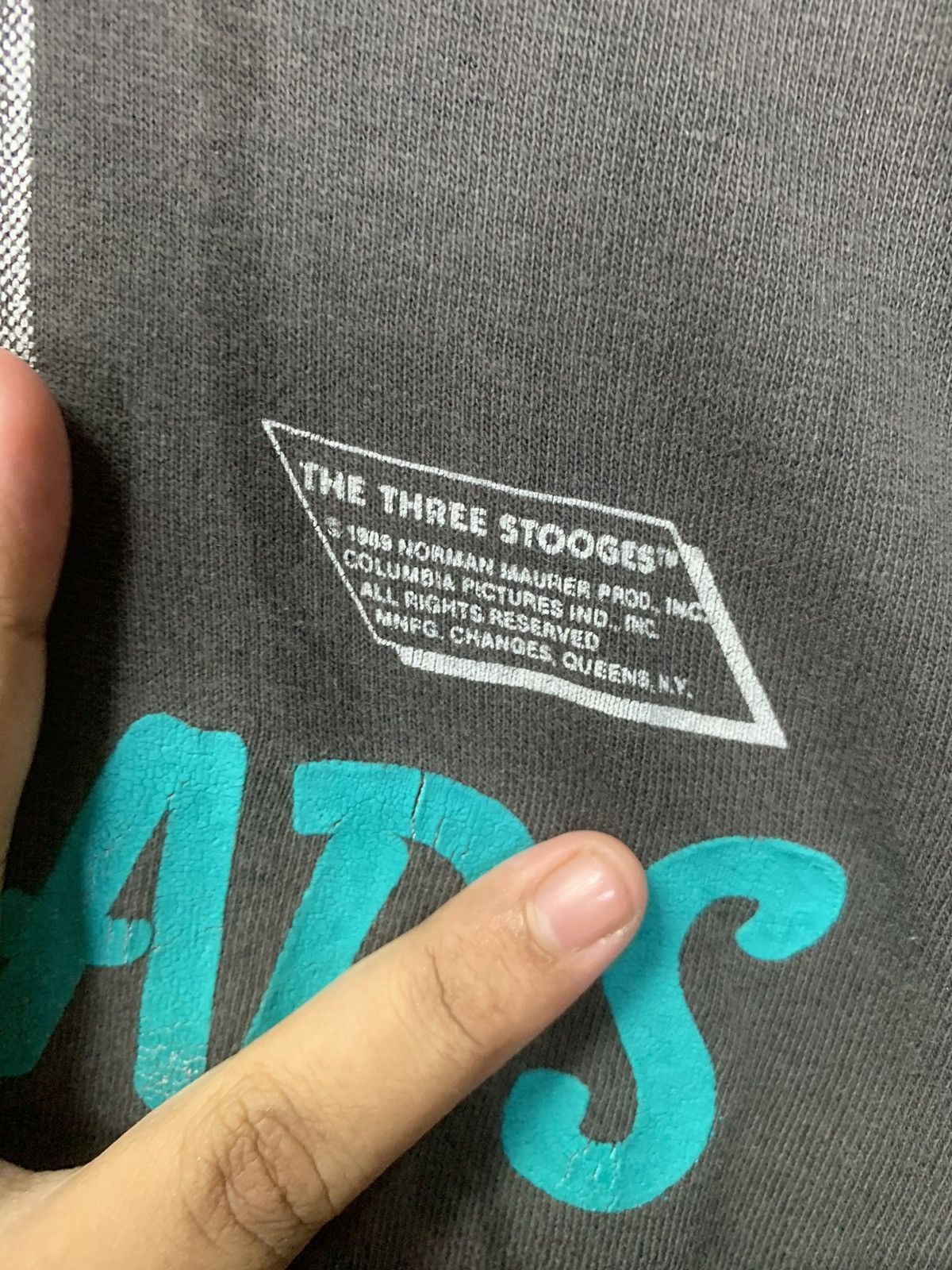 Vintage 🔥Vintage 1989 The Three Stooges Movie T-shirt Size US M / EU 48-50 / 2 - 11 Thumbnail