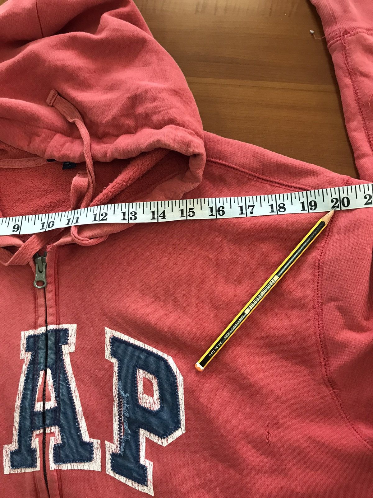 Gap Gap SpellOut Hoodie Size US XL / EU 56 / 4 - 14 Thumbnail