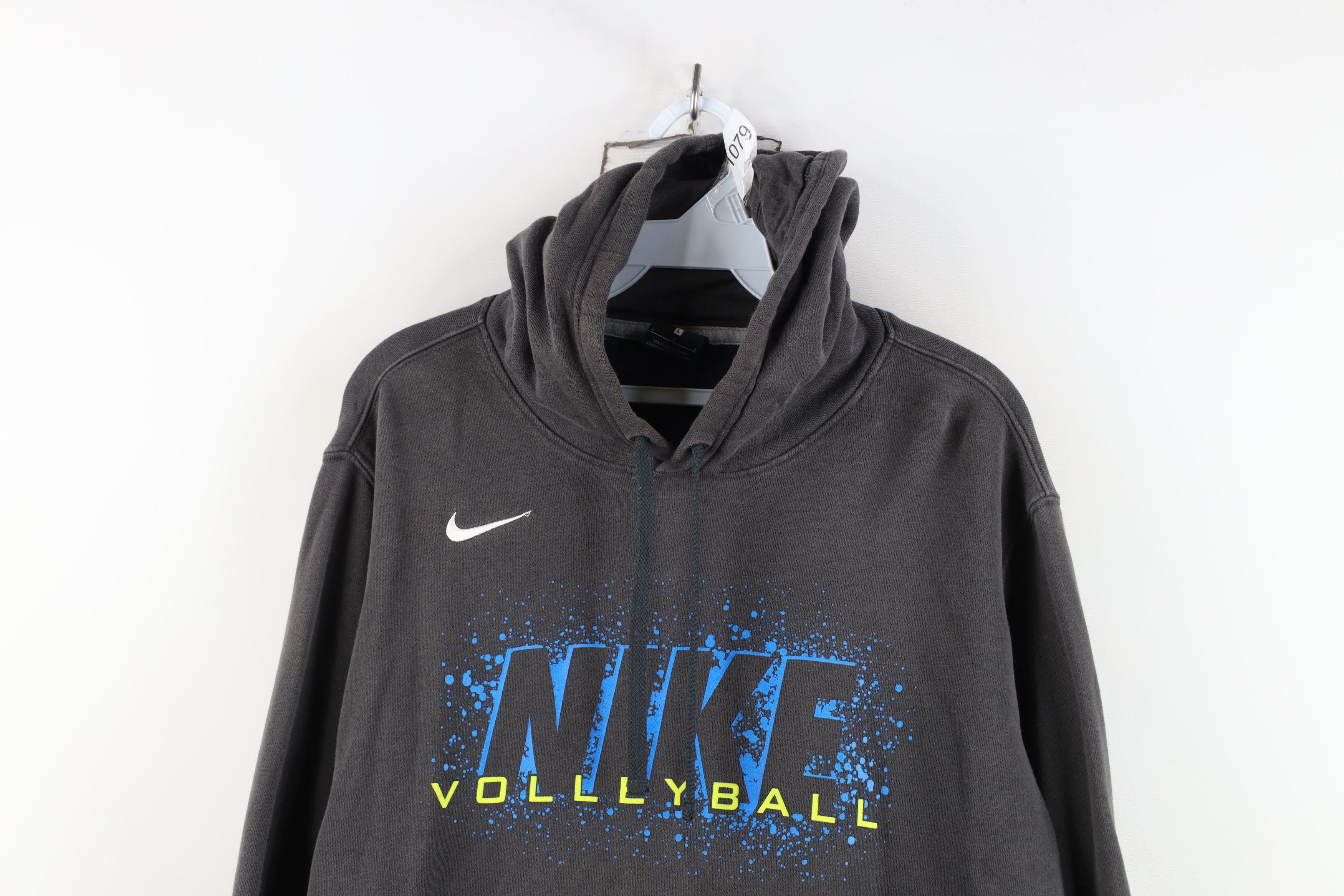 Nike Vintage Y2K Nike Volleyball Spell Mini Swoosh Hoodie Gray Size L / US 10 / IT 46 - 2 Thumbnail