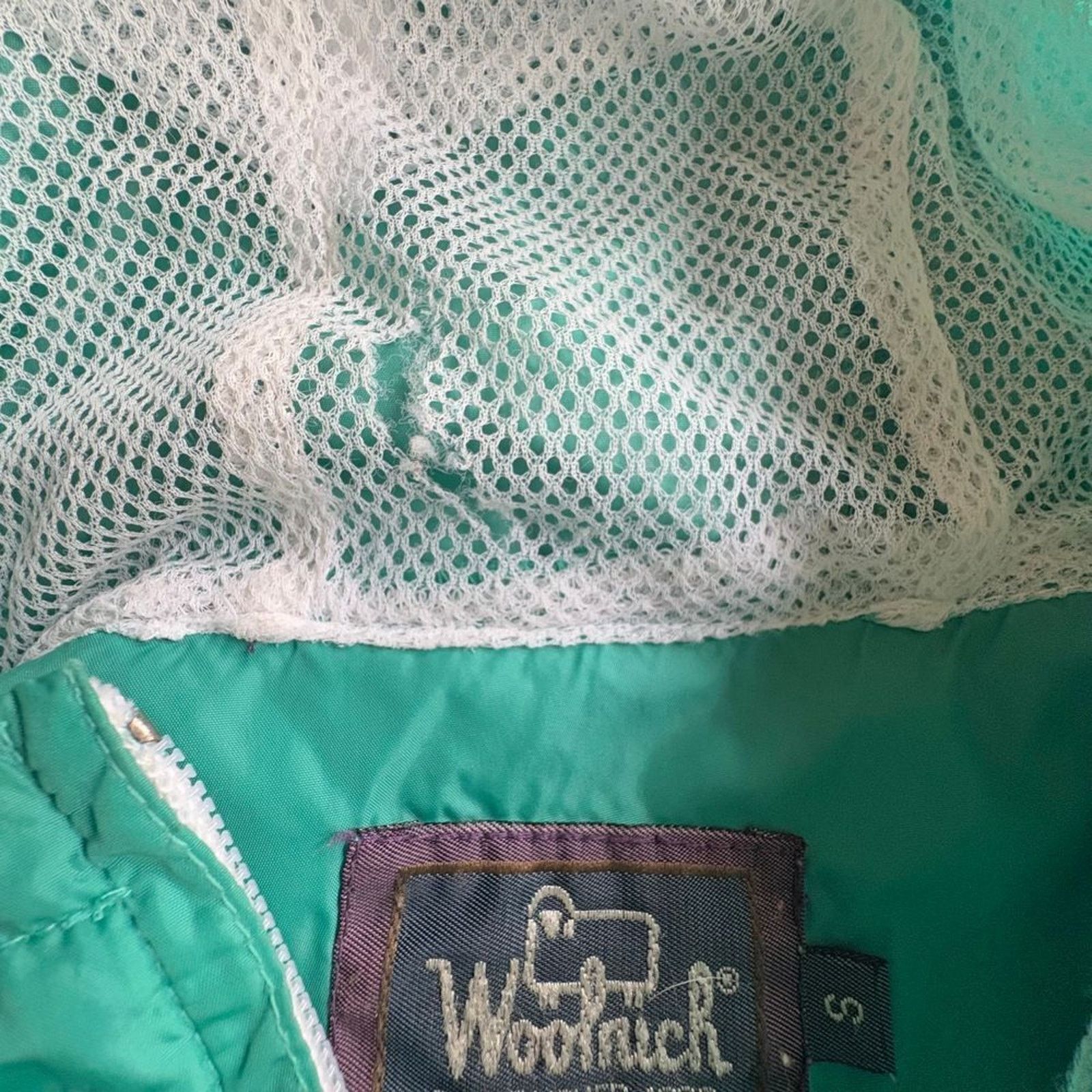 Woolrich Woolen Mills WOOLRICH Vintage Jade Green Lightweight Hooded Jacket SM-MED Size S / US 4 / IT 40 - 9 Thumbnail