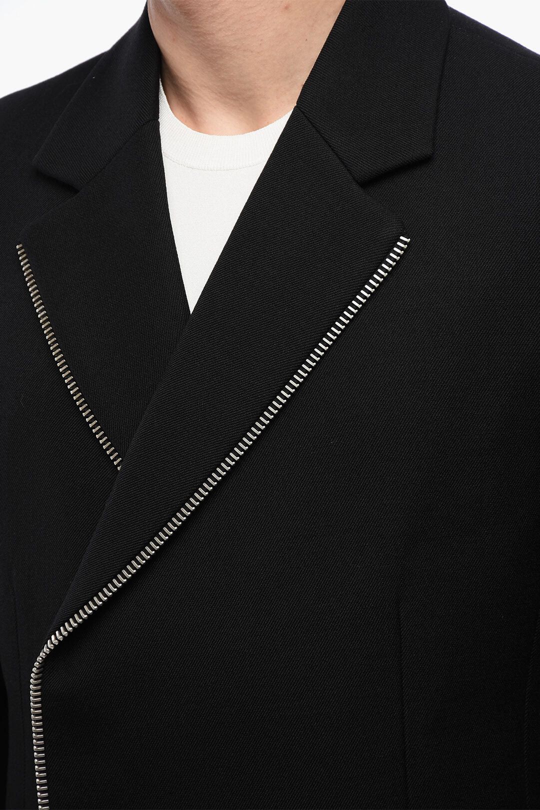 Off-White og1mm0426 Wool Blazer in Black Size US L / EU 52-54 / 3 - 3 Thumbnail