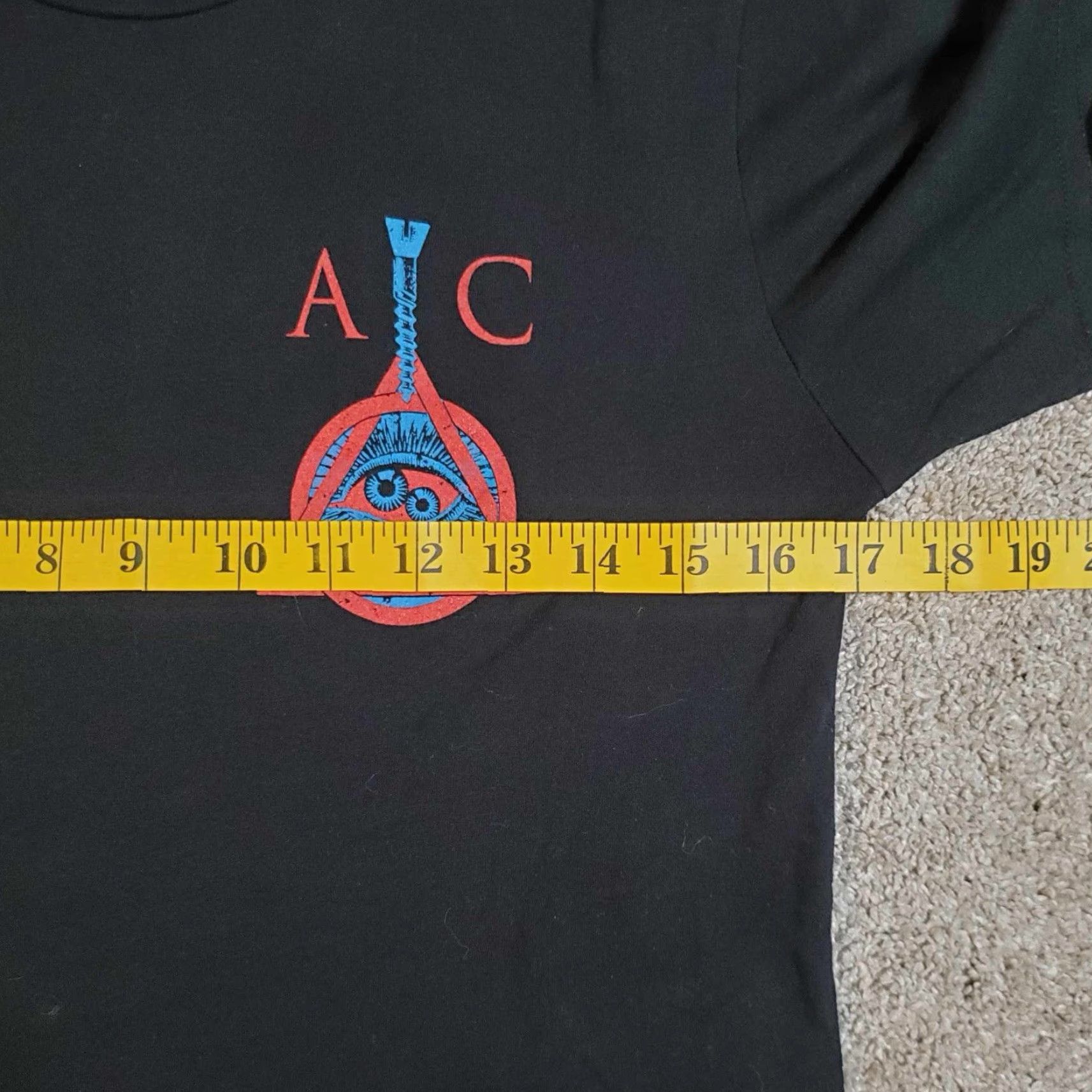 Doublet Alice In Chains T Shirt Band Eyeball Double-Sided RARE Concert Adult Small Black Unisex Mens Womens Boys Girls Shirt Size US S / EU 44-46 / 1 - 6 Thumbnail